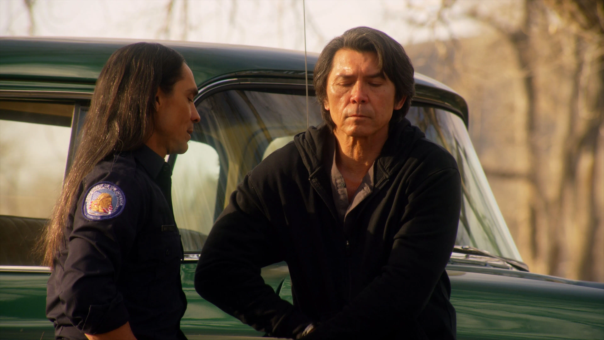 Lou Diamond Phillips and Zahn McClarnon in Longmire (2012)