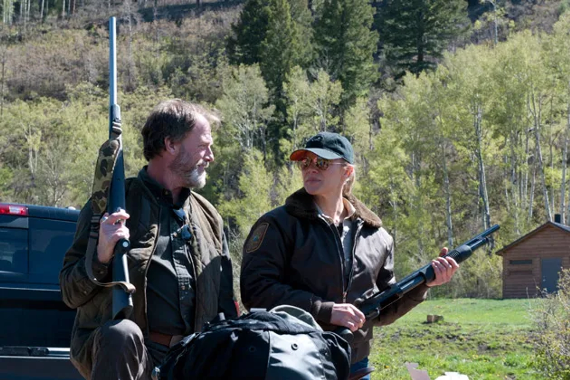 Louis Herthum and Katee Sackhoff in Longmire (2012)