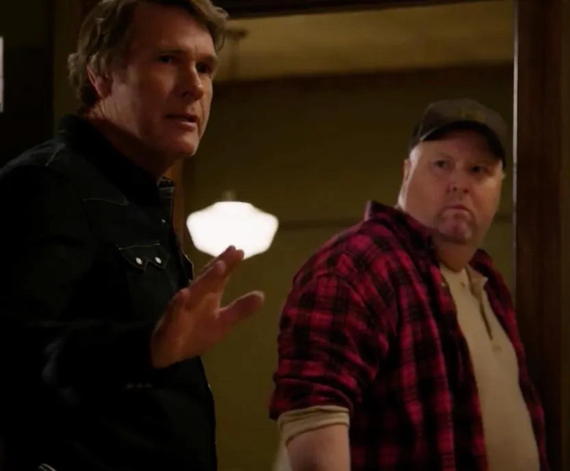 Robert Taylor and Brendan Patrick Connor in Longmire (2012)