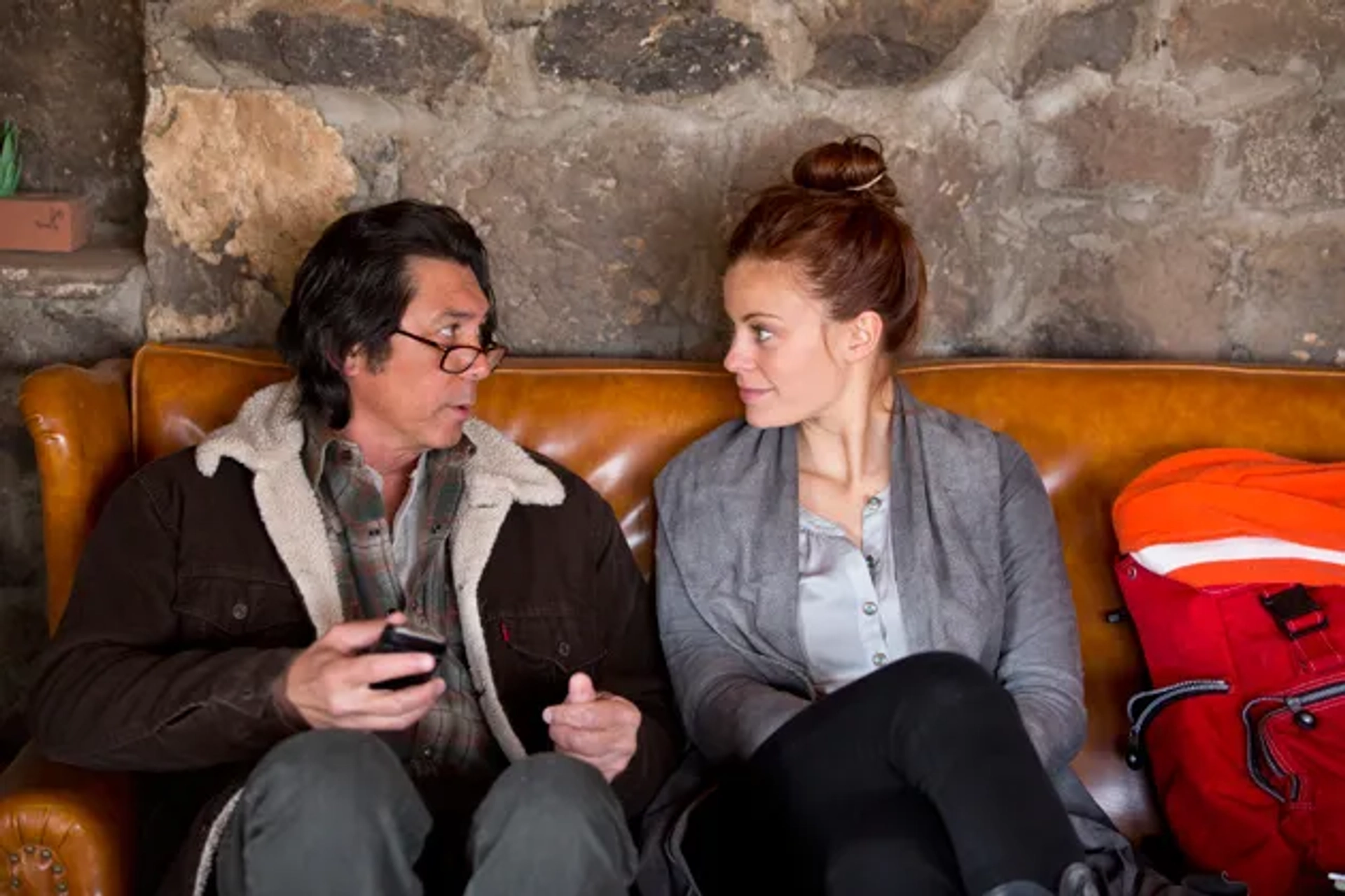 Lou Diamond Phillips and Cassidy Freeman in Longmire (2012)