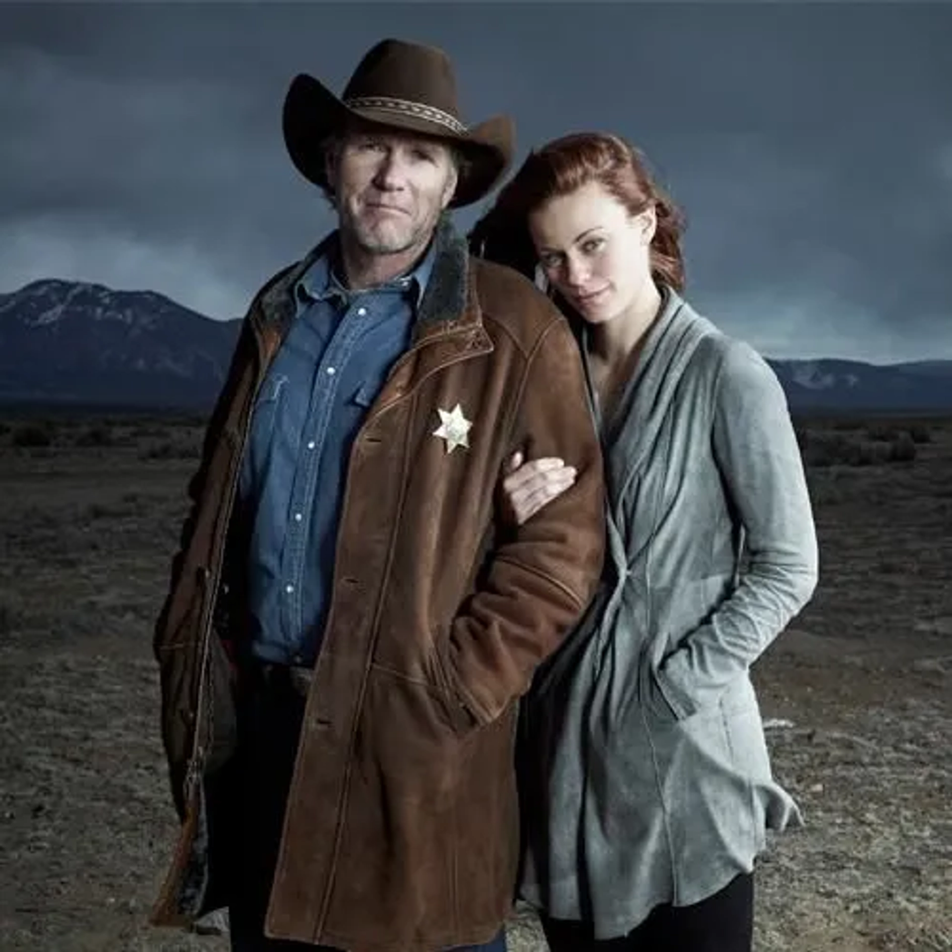 Robert Taylor and Cassidy Freeman in Longmire (2012)