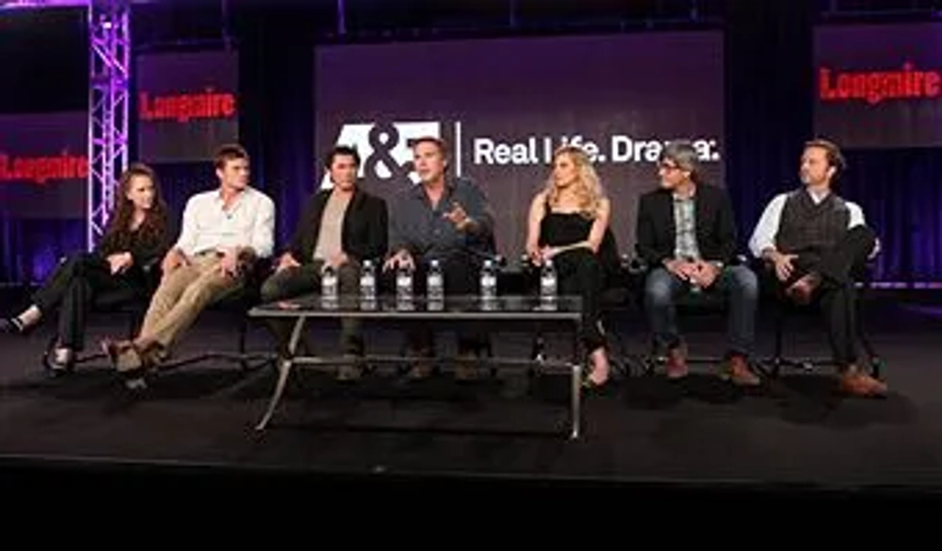 TCA Panel for Longmire: Greer Shephard, Bailey Chase, Lou Diamond Phillips, Robert Taylor, Katee Sackhoff, Hunt Baldwin, John Coveny