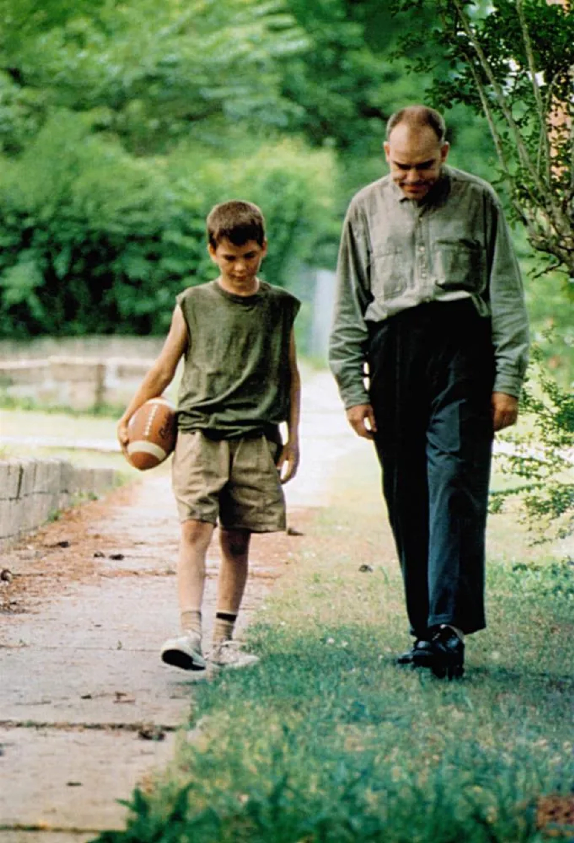 Billy Bob Thornton and Lucas Black in Sling Blade (1996)