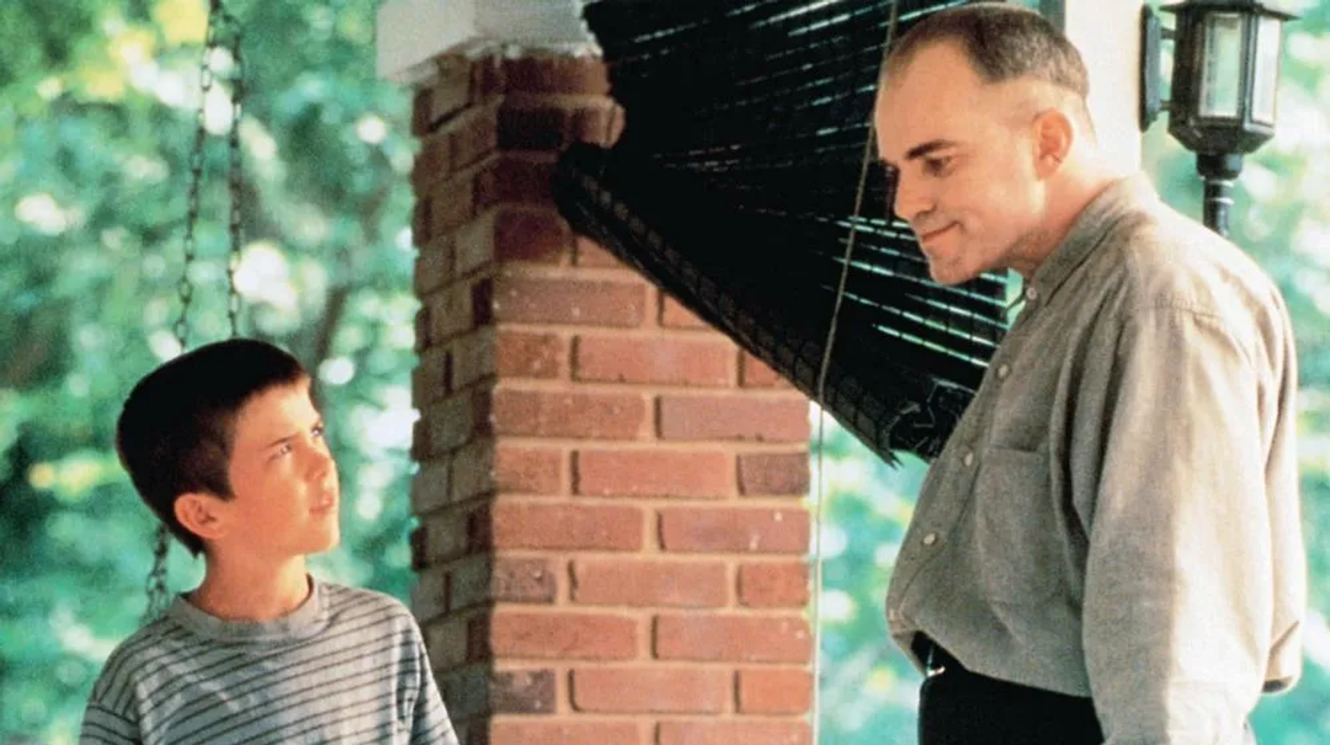 Billy Bob Thornton and Lucas Black in Sling Blade (1996)