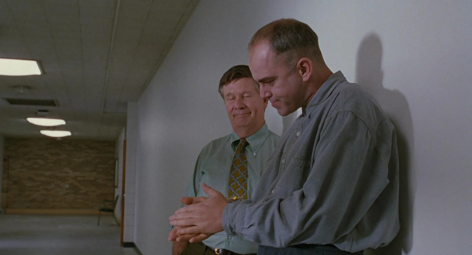 Billy Bob Thornton and James Hampton in Sling Blade (1996)