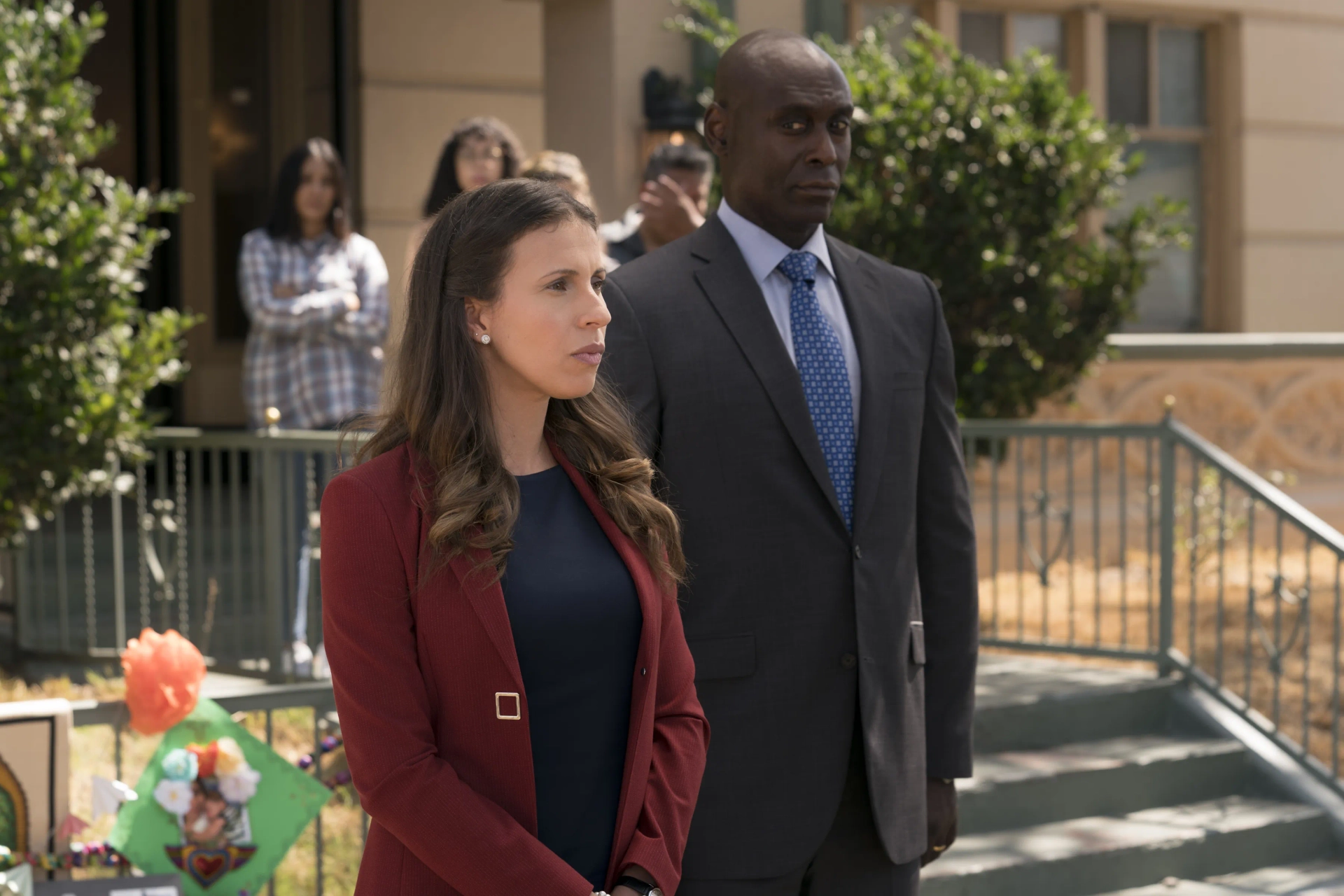 Lance Reddick and Natalia Castellanos in Bosch: Brazen (2021)