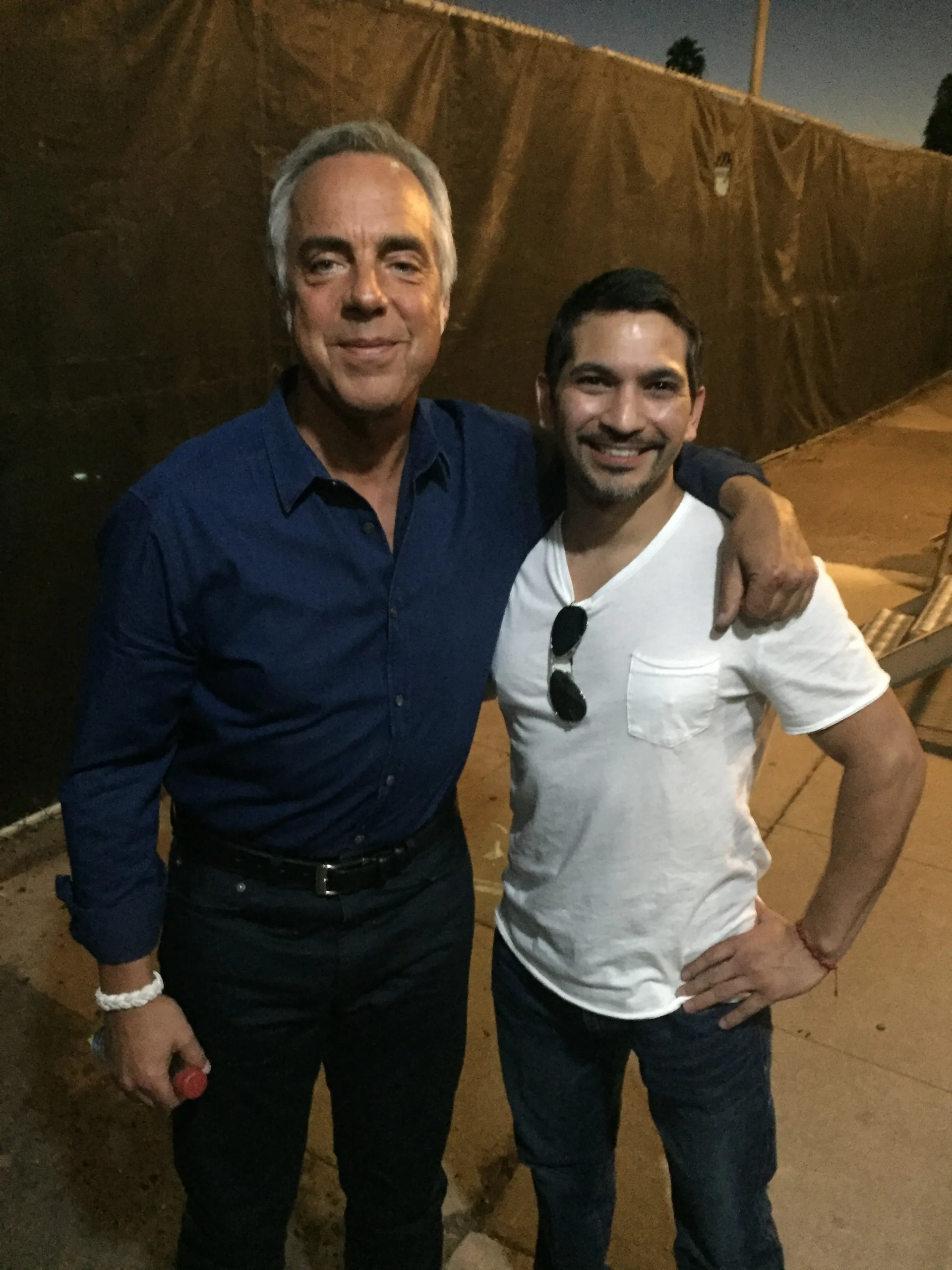 Titus Welliver and Holger Moncada Jr