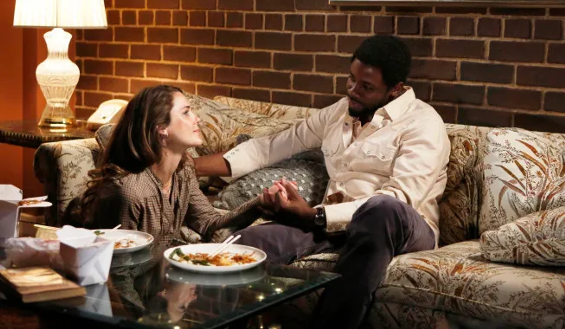 Keri Russell and Derek Luke in The Americans (2013)