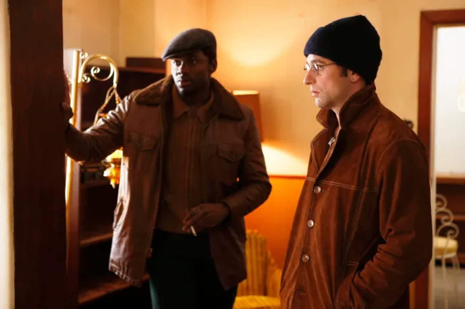 Matthew Rhys and Derek Luke in The Americans (2013)