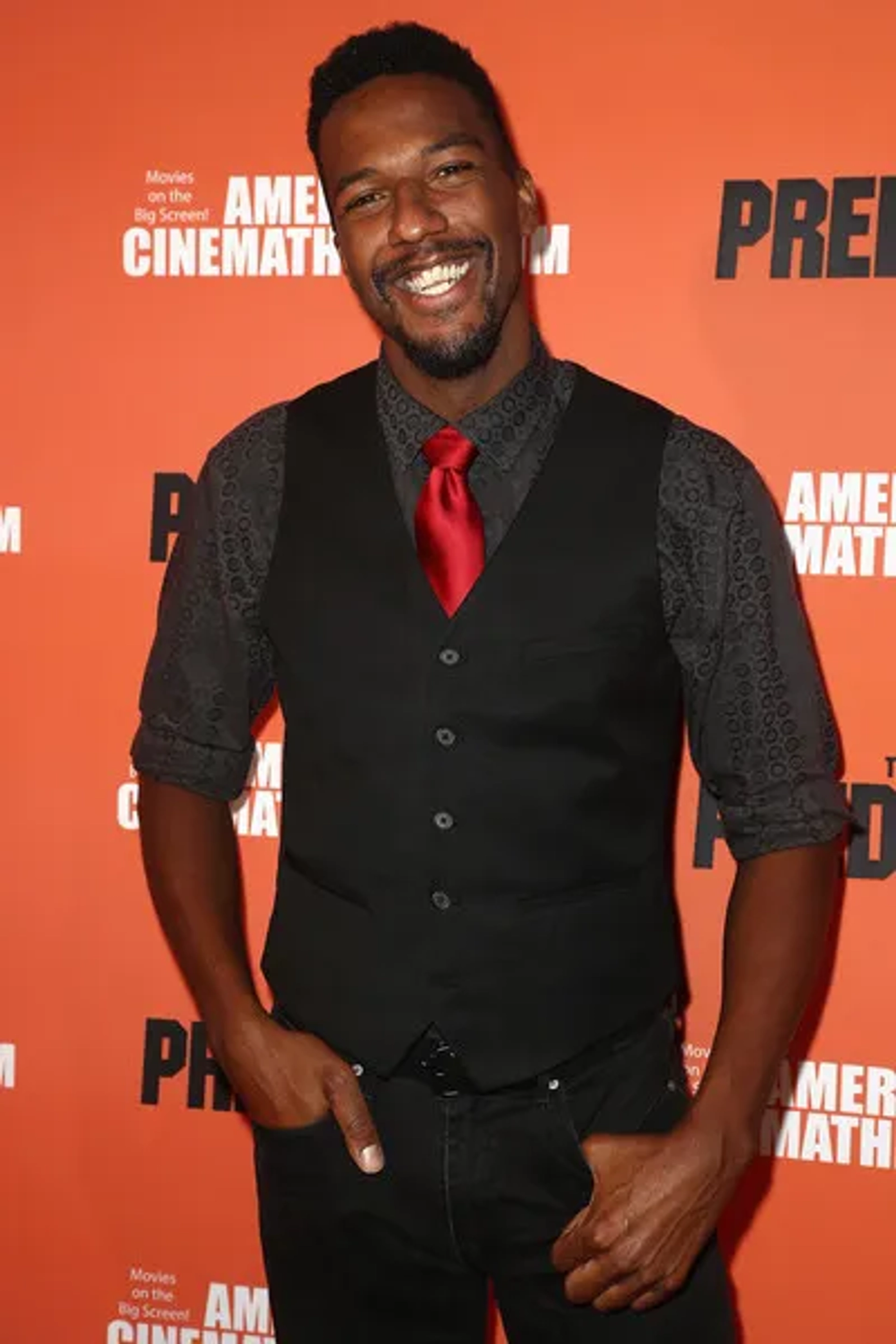 Brian A. Prince at an event for The Predator (2018)