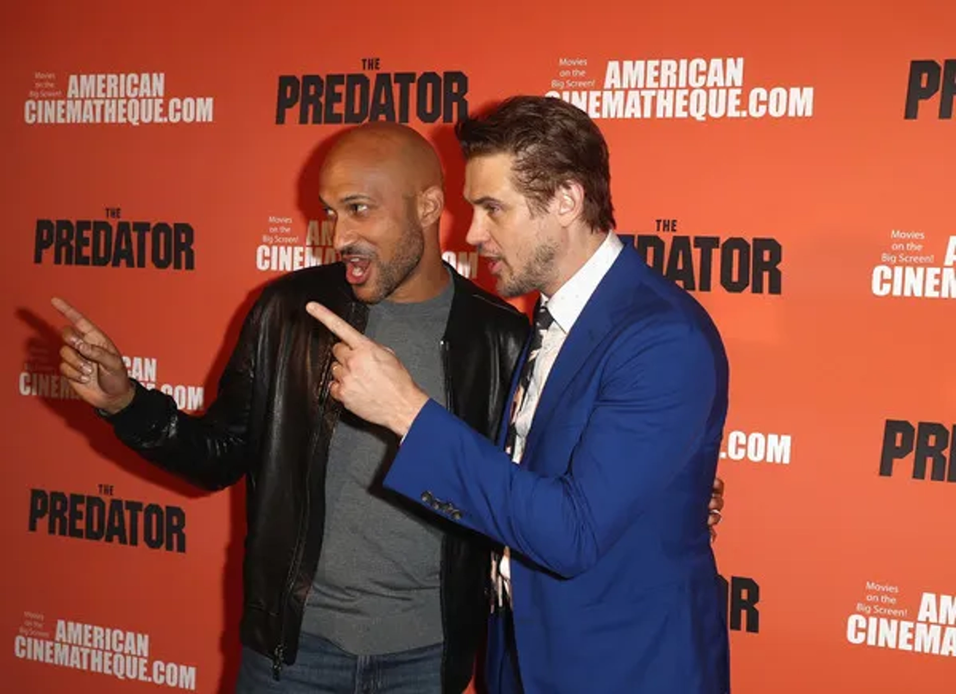 Keegan-Michael Key and Boyd Holbrook at an event for The Predator (2018)