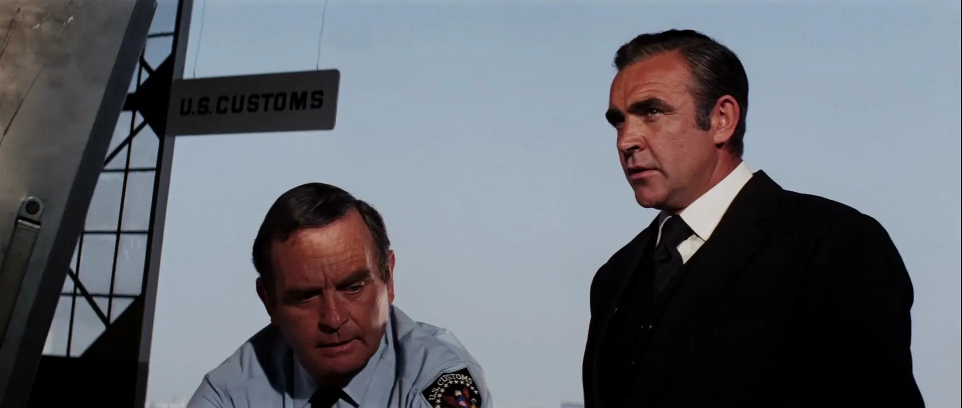 Sean Connery and Norman Burton in Diamonds Are Forever (1971)