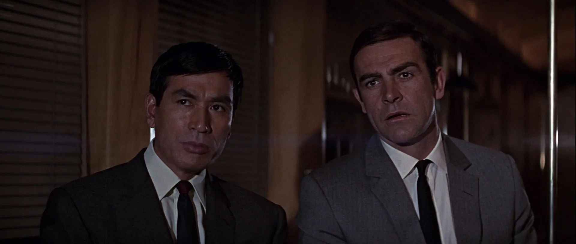 Sean Connery and Tetsurô Tanba in You Only Live Twice (1967)