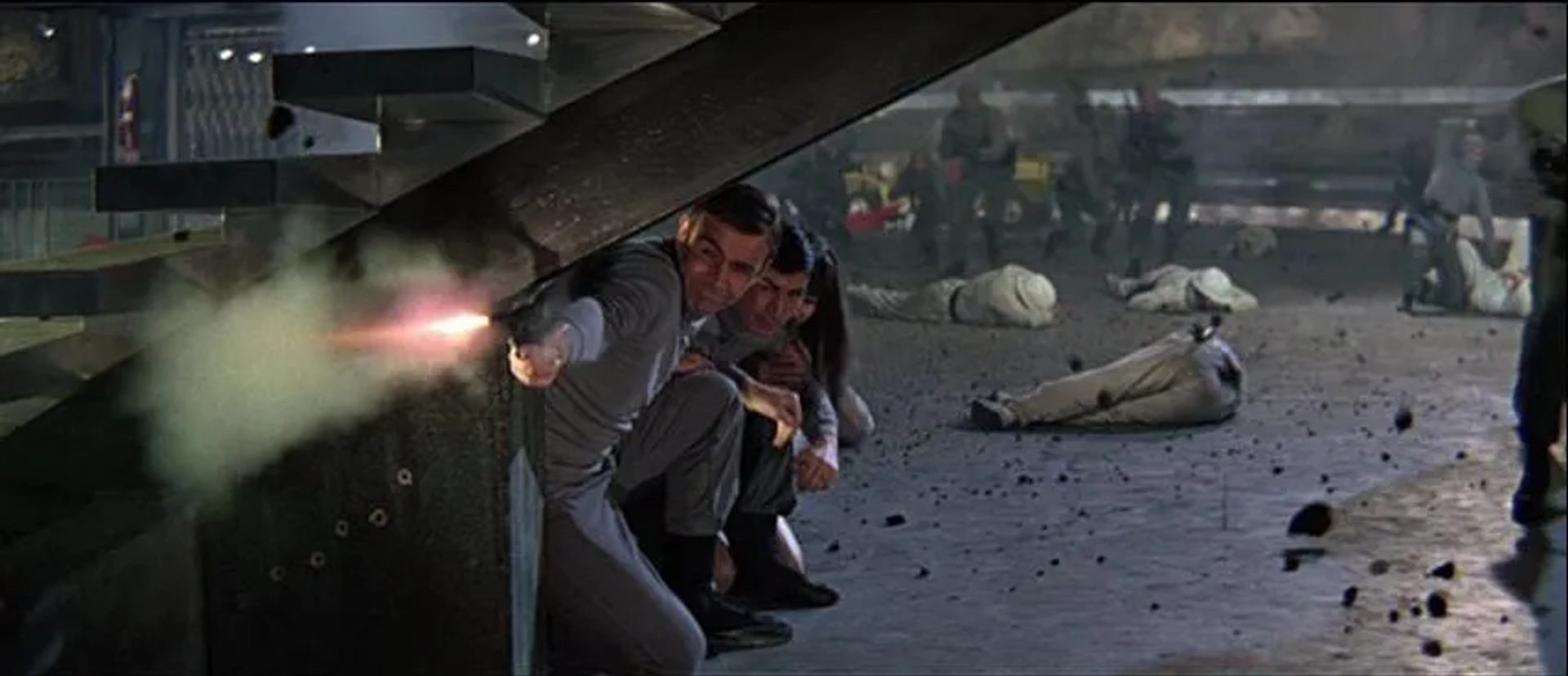 Sean Connery, Mie Hama, and Tetsurô Tanba in You Only Live Twice (1967)