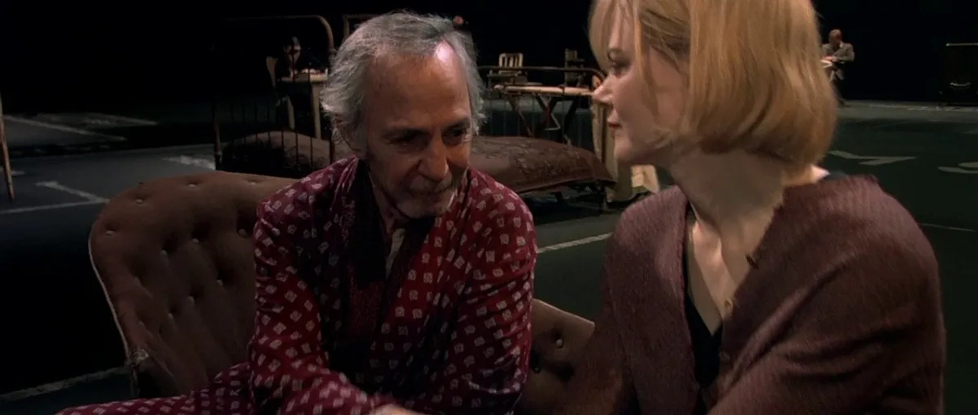 Nicole Kidman and Ben Gazzara in Dogville (2003)