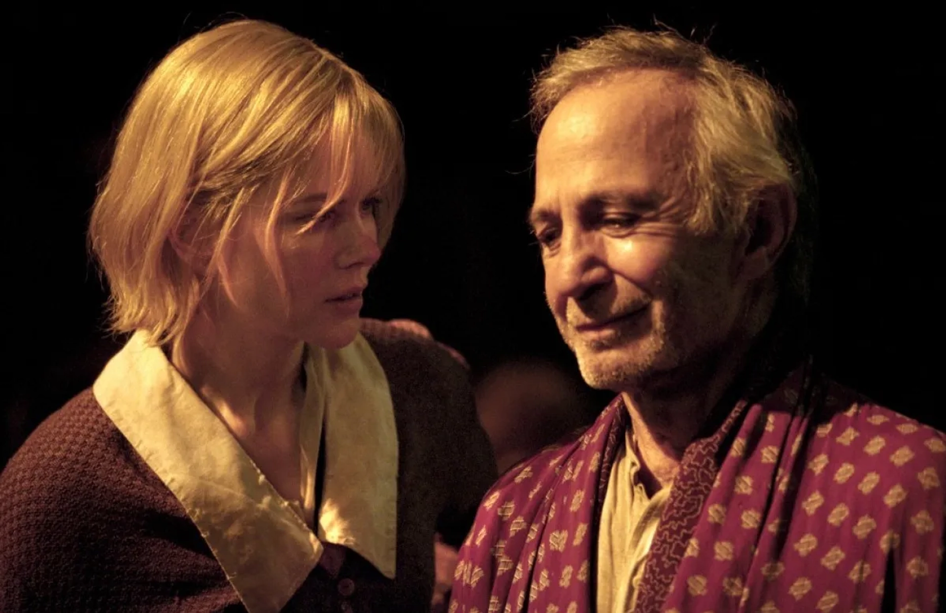 Nicole Kidman and Ben Gazzara in Dogville (2003)