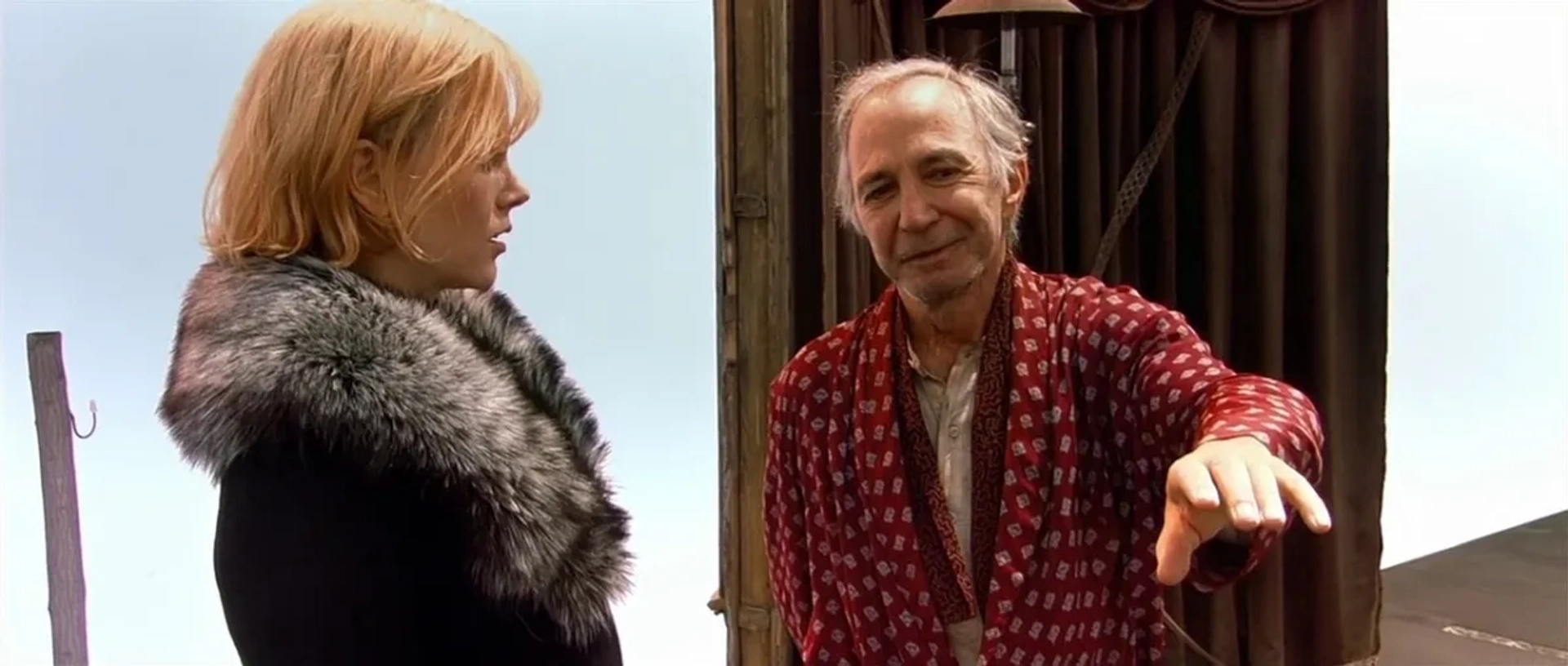 Nicole Kidman and Ben Gazzara in Dogville (2003)