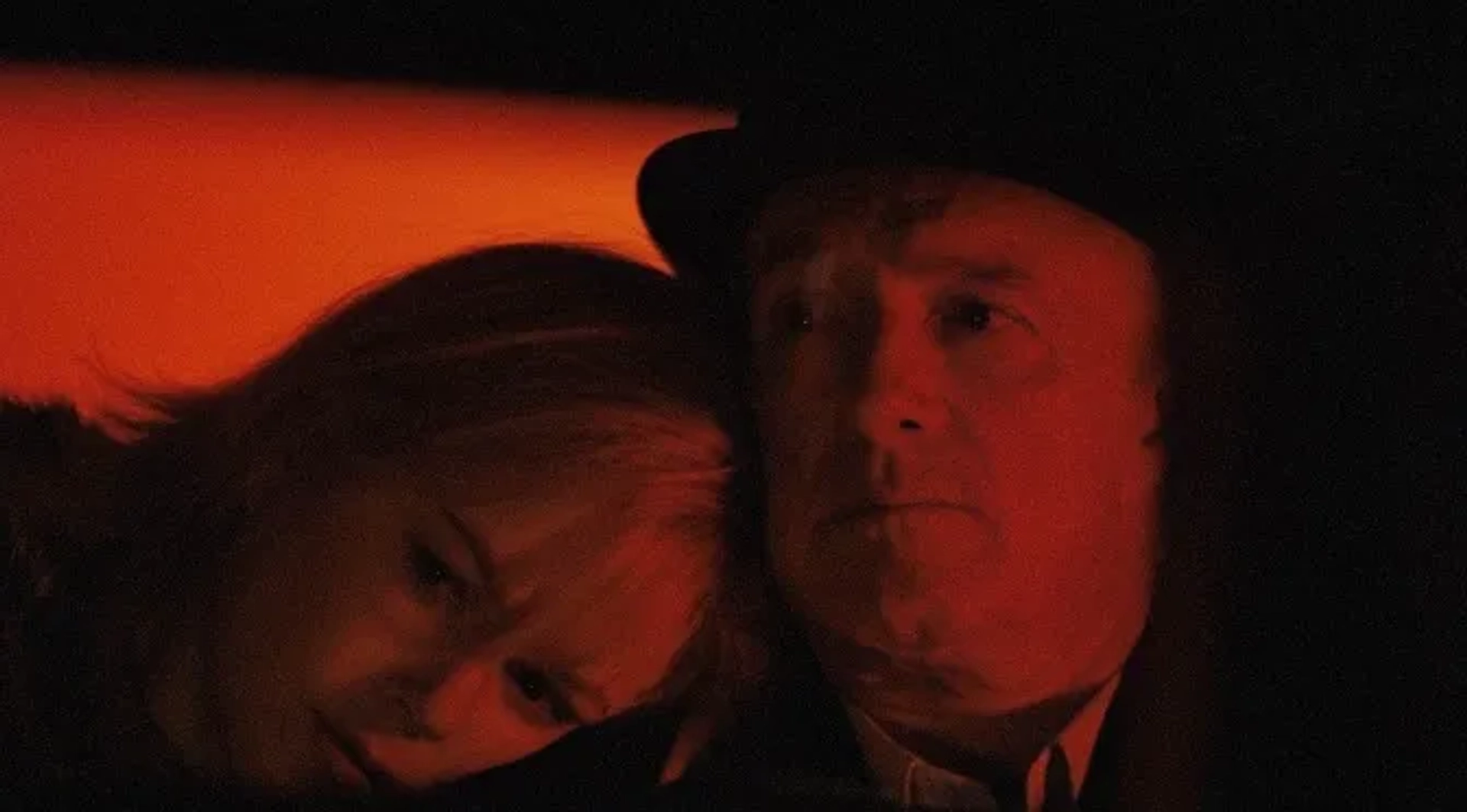 Nicole Kidman and James Caan in Dogville (2003)