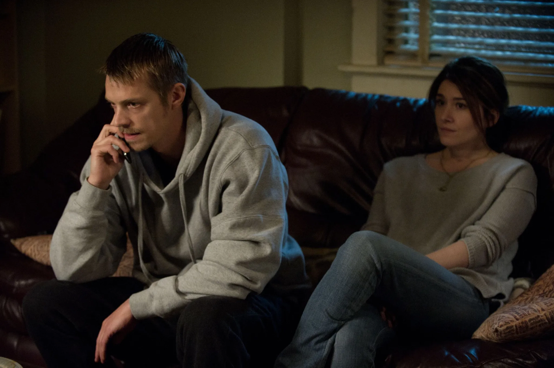 Jewel Staite and Joel Kinnaman in The Killing (2011)