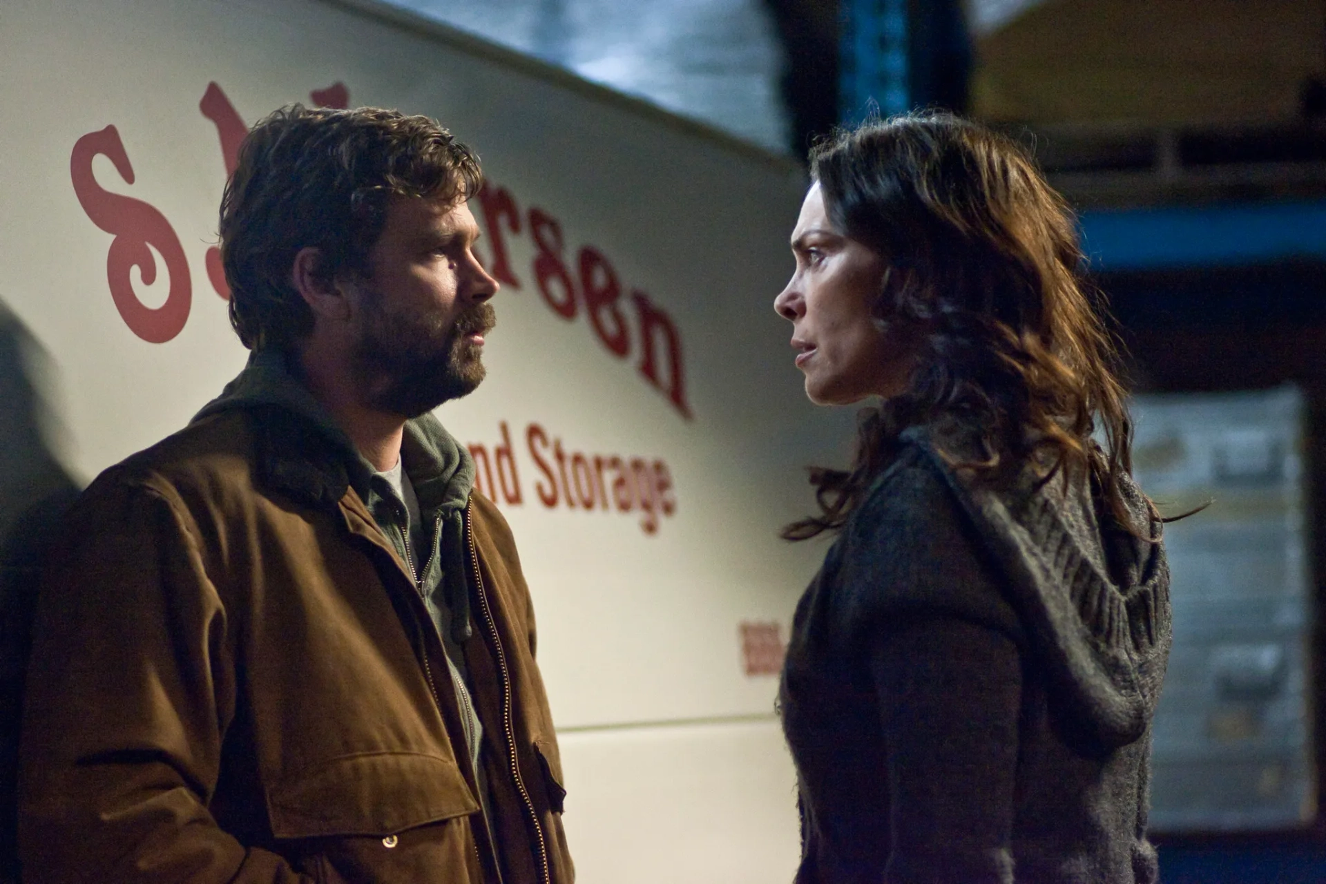 Michelle Forbes and Brendan Sexton III in The Killing (2011)