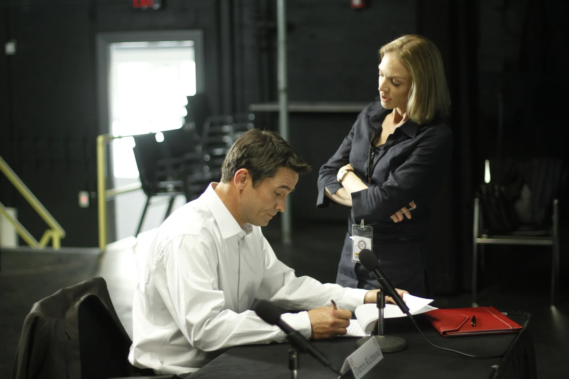 Billy Campbell and Kristin Lehman in The Killing (2011)