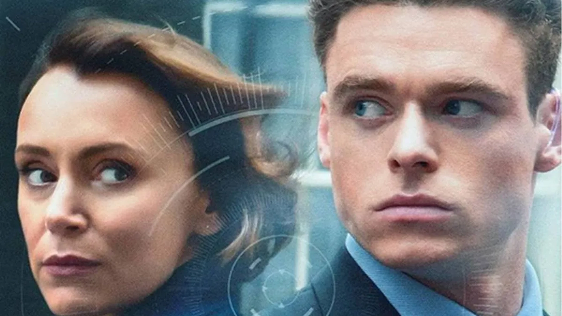 Keeley Hawes and Richard Madden in Bodyguard (2018)