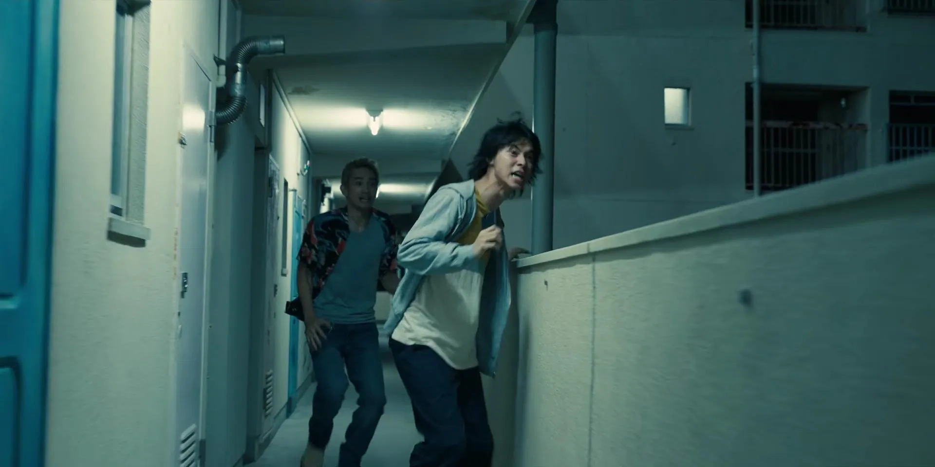 Kento Yamazaki and Keita Machida in Alice in Borderland (2020)