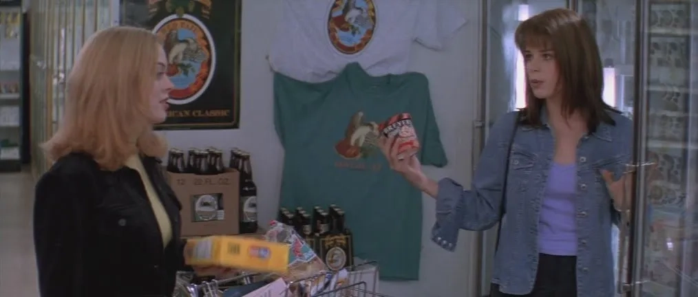 Neve Campbell and Rose McGowan in Scream (1996)