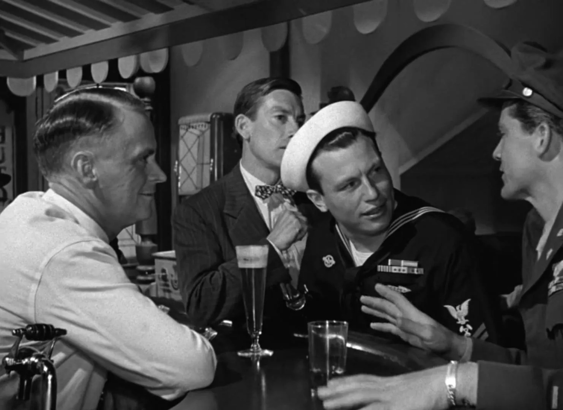 Dana Andrews, Hoagy Carmichael, and Harold Russell in The Best Years of Our Lives (1946)