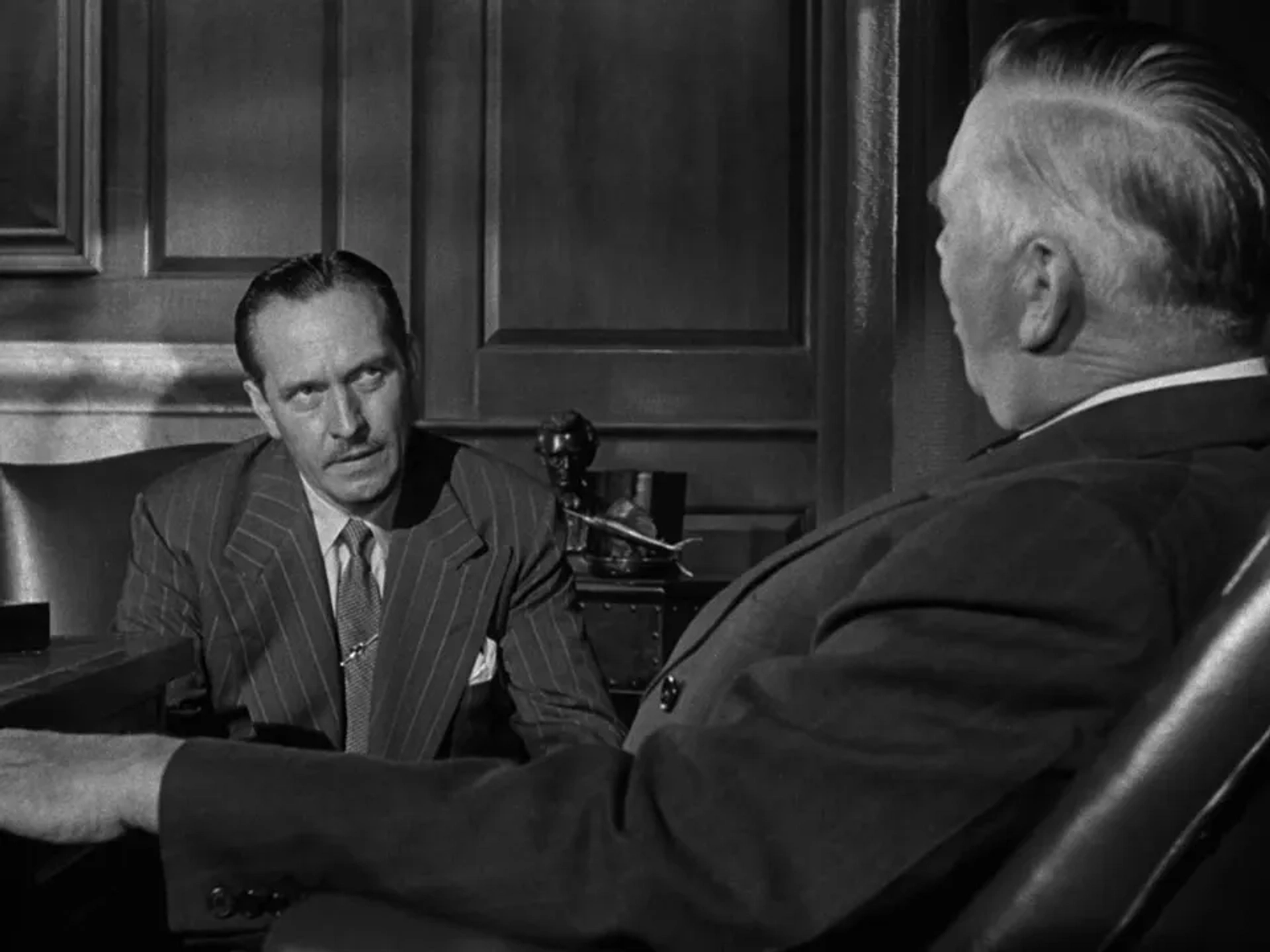 Ray Collins and Fredric March in The Best Years of Our Lives (1946)