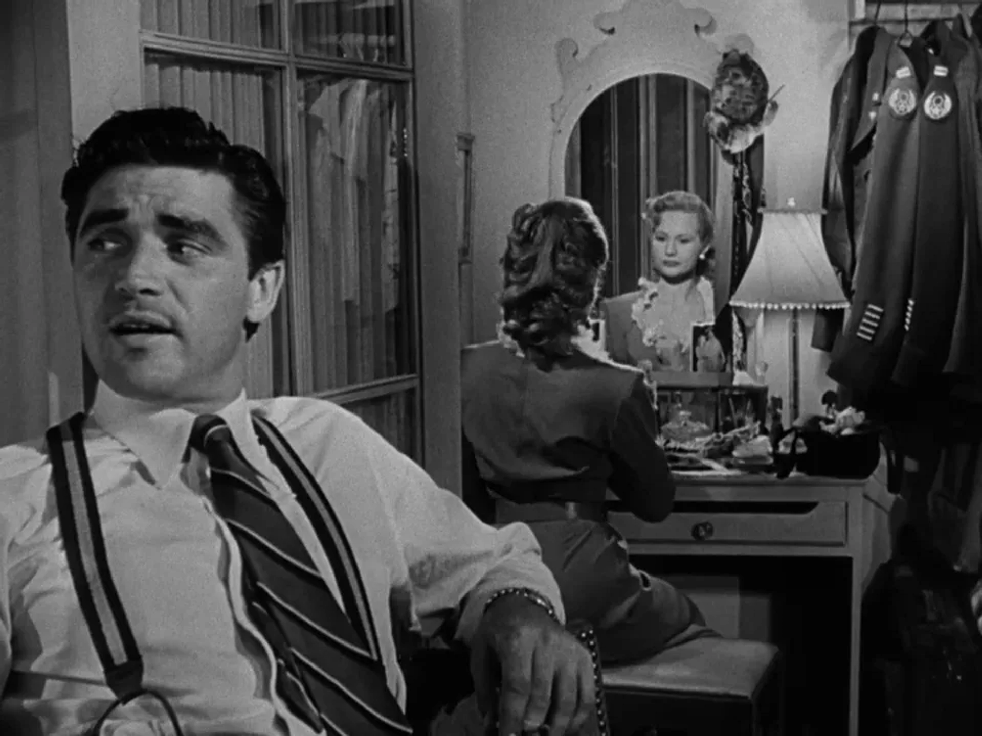 Steve Cochran and Virginia Mayo in The Best Years of Our Lives (1946)