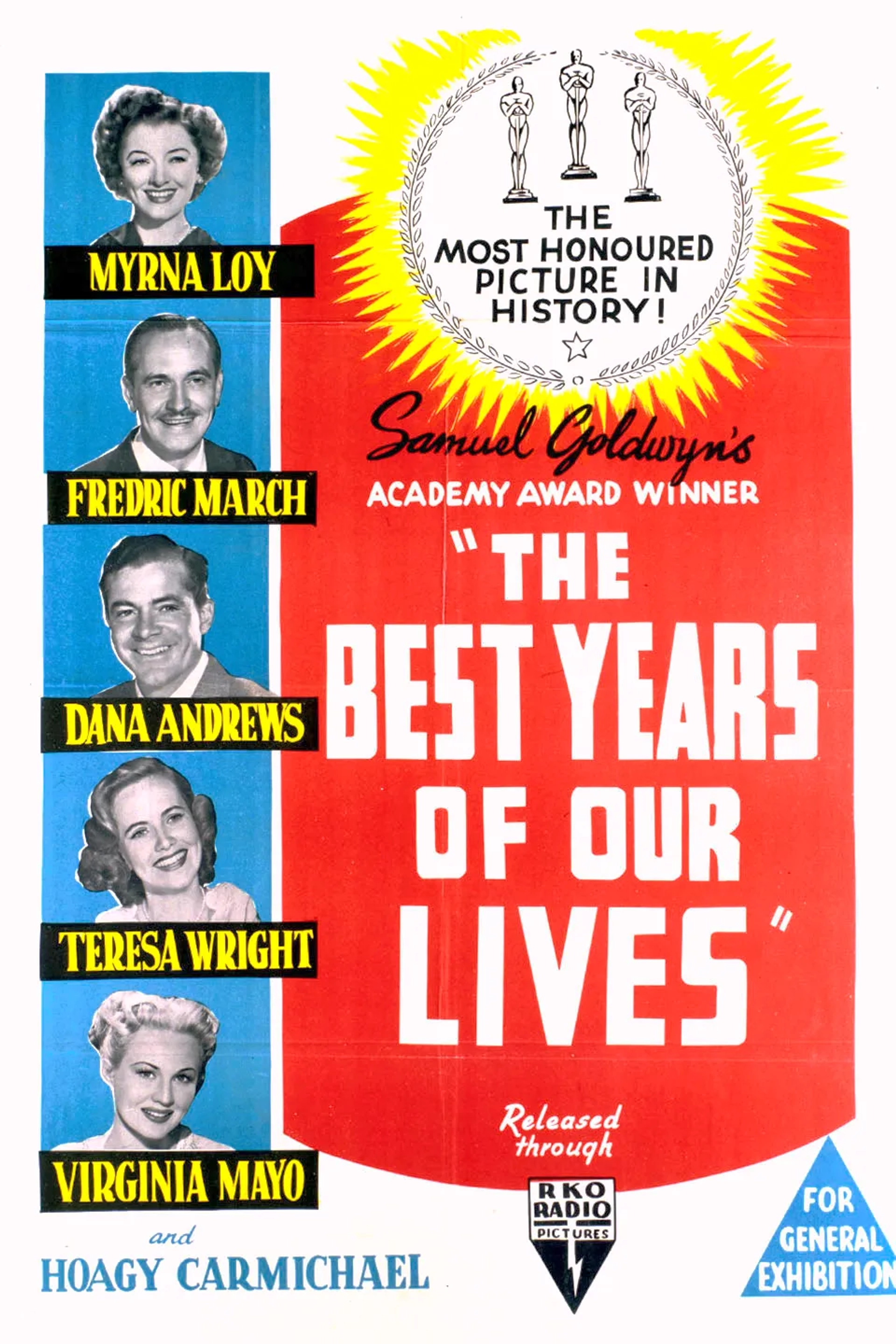 Dana Andrews, Myrna Loy, Fredric March, Virginia Mayo, and Teresa Wright in The Best Years of Our Lives (1946)