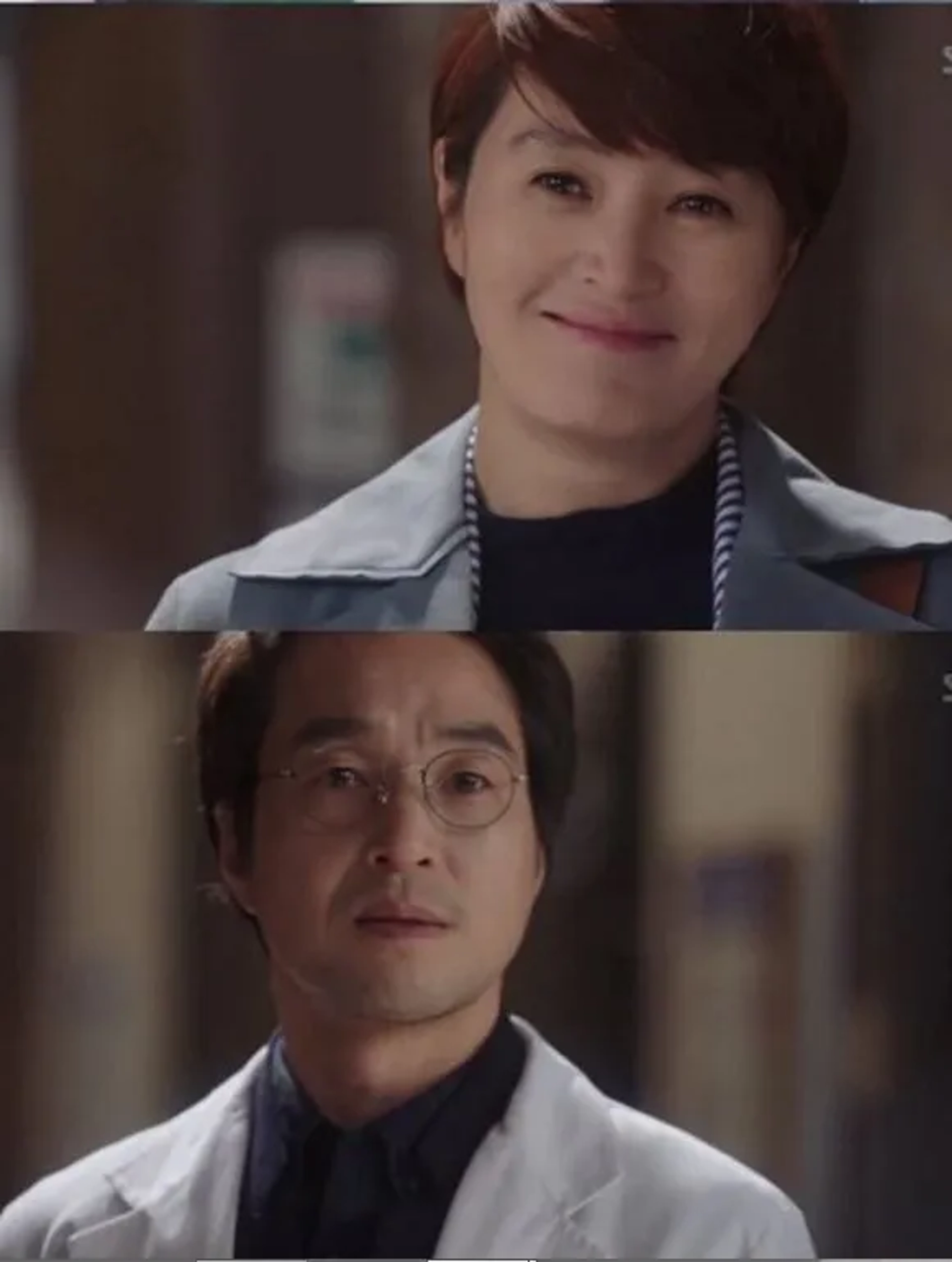 Han Suk-kyu and Kim Hye-su in Dr. Romantic: Special: Appendix, The Beginning of Everything (2017)