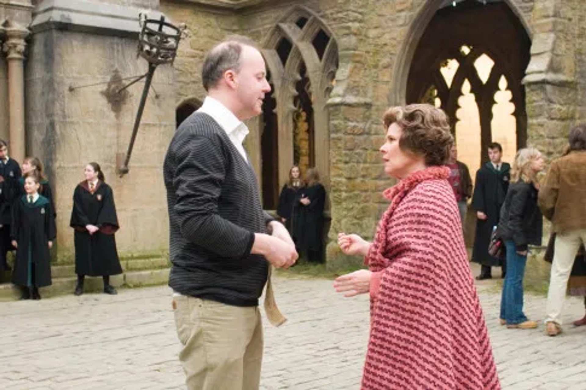 Imelda Staunton and David Yates in Harry Potter and the Order of the Phoenix (2007)