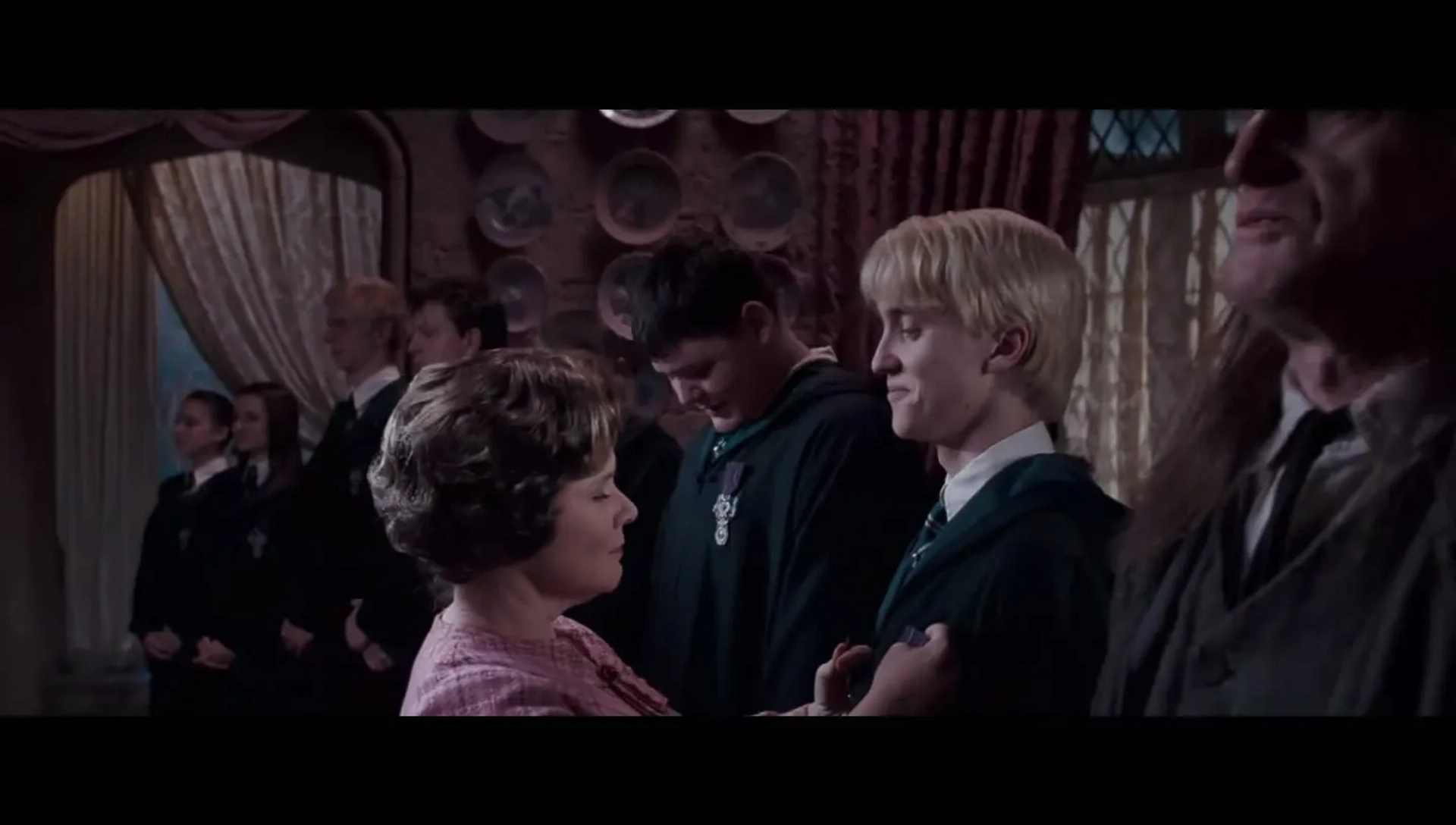 Imelda Staunton and Tom Felton in Harry Potter and the Order of the Phoenix (2007)