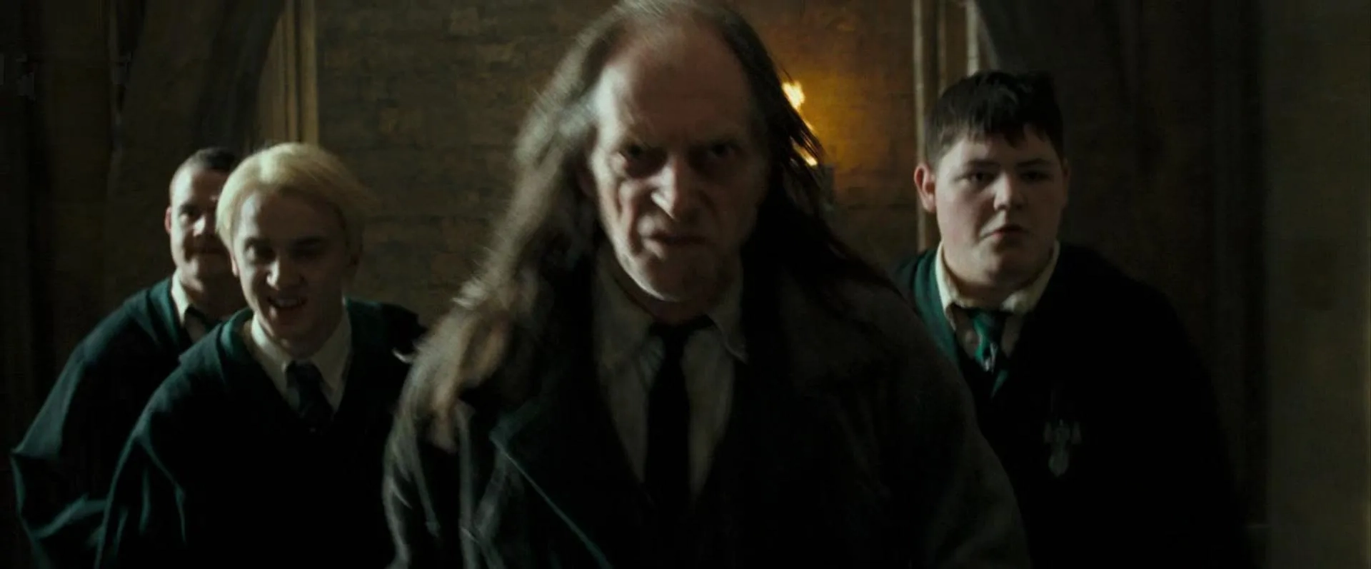 David Bradley, Tom Felton, Josh Herdman, and Jamie Waylett in Harry Potter and the Order of the Phoenix (2007)