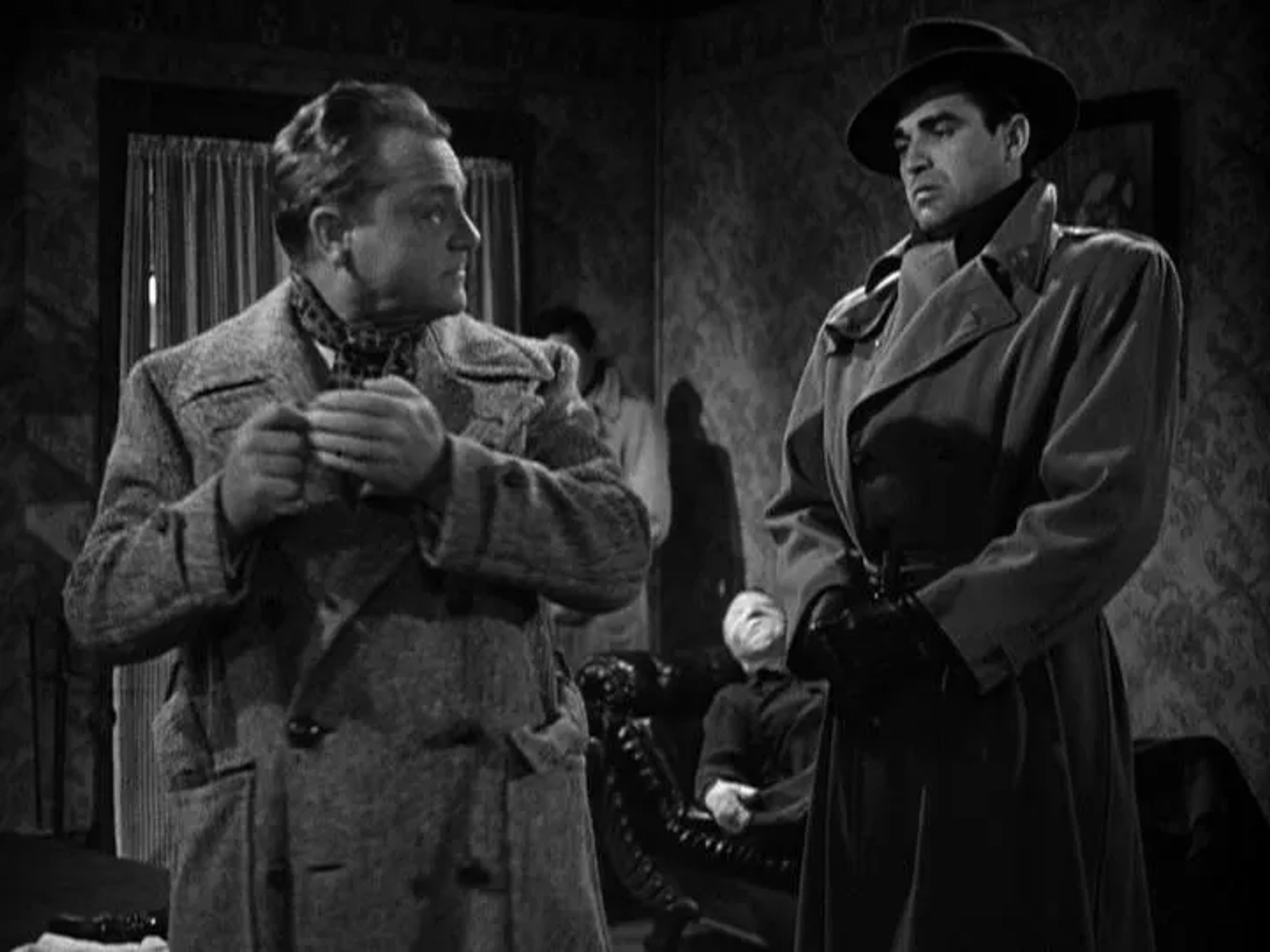 James Cagney and Steve Cochran in White Heat (1949)