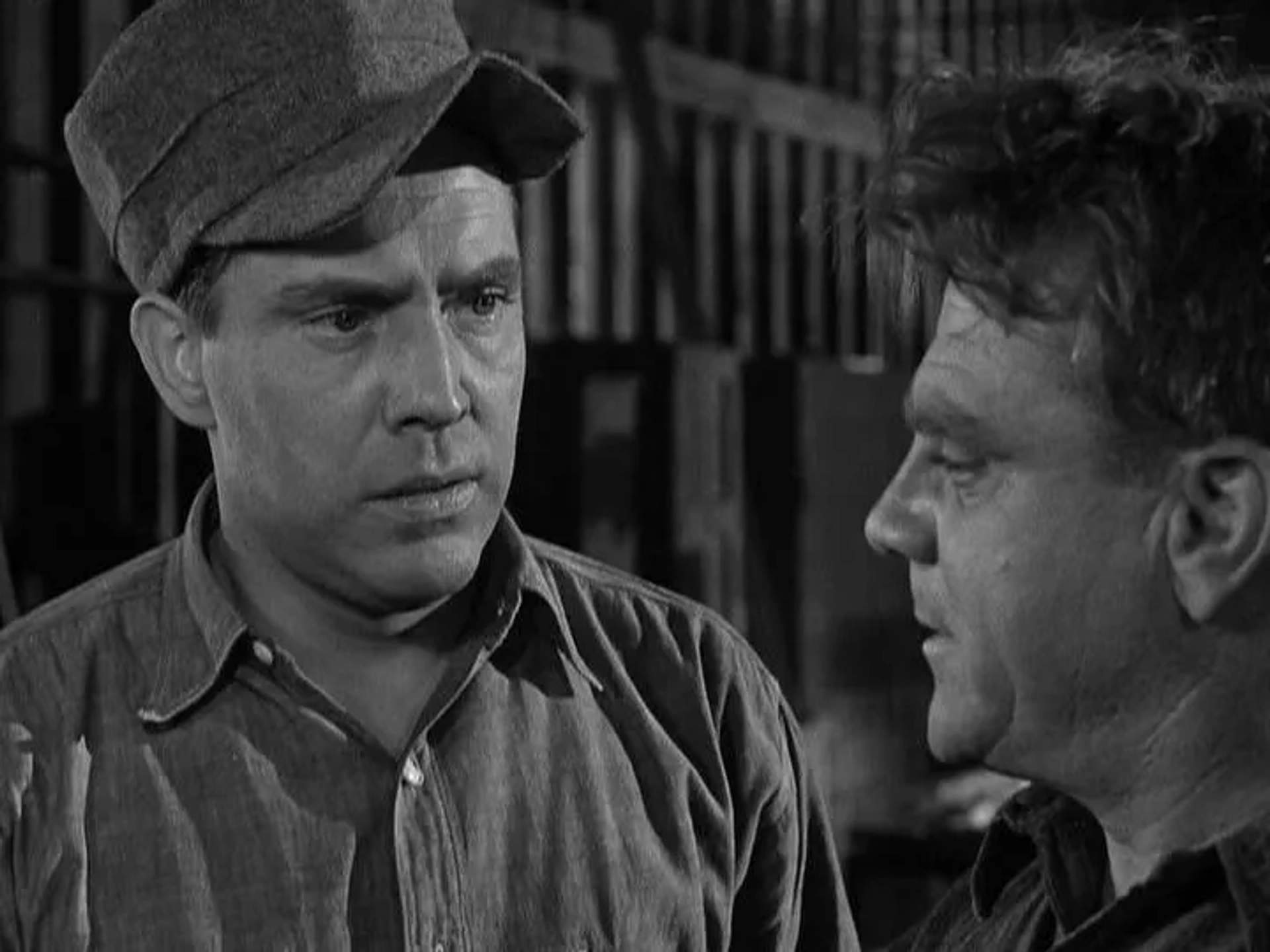 James Cagney and Edmond O'Brien in White Heat (1949)