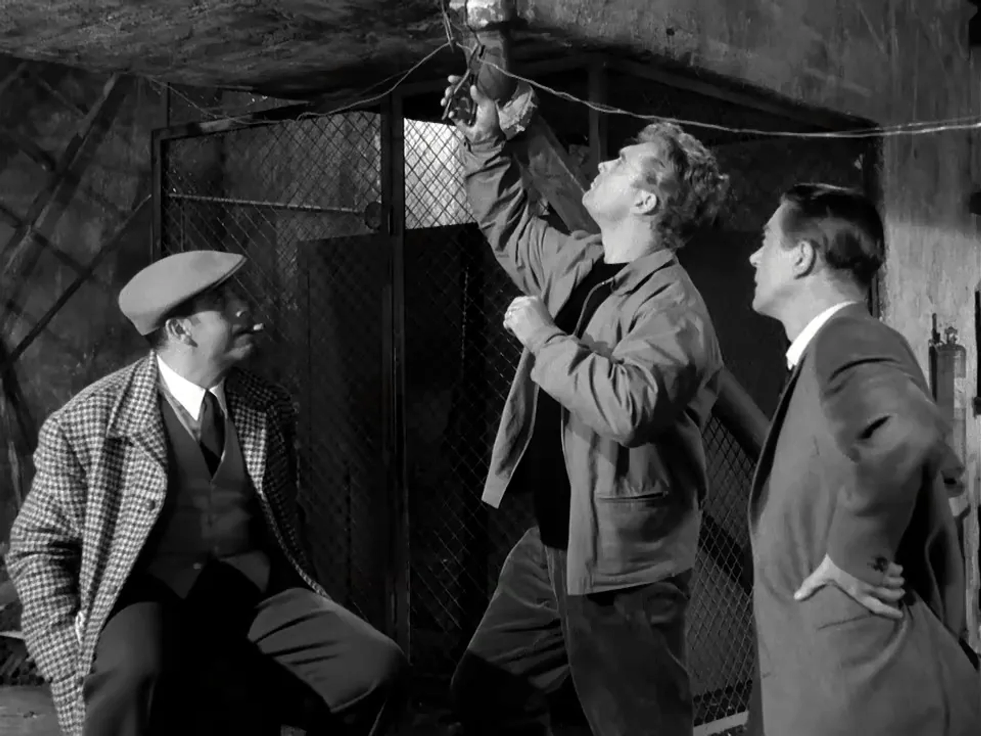 Robert Manuel, Carl Möhner, and Jean Servais in Rififi (1955)