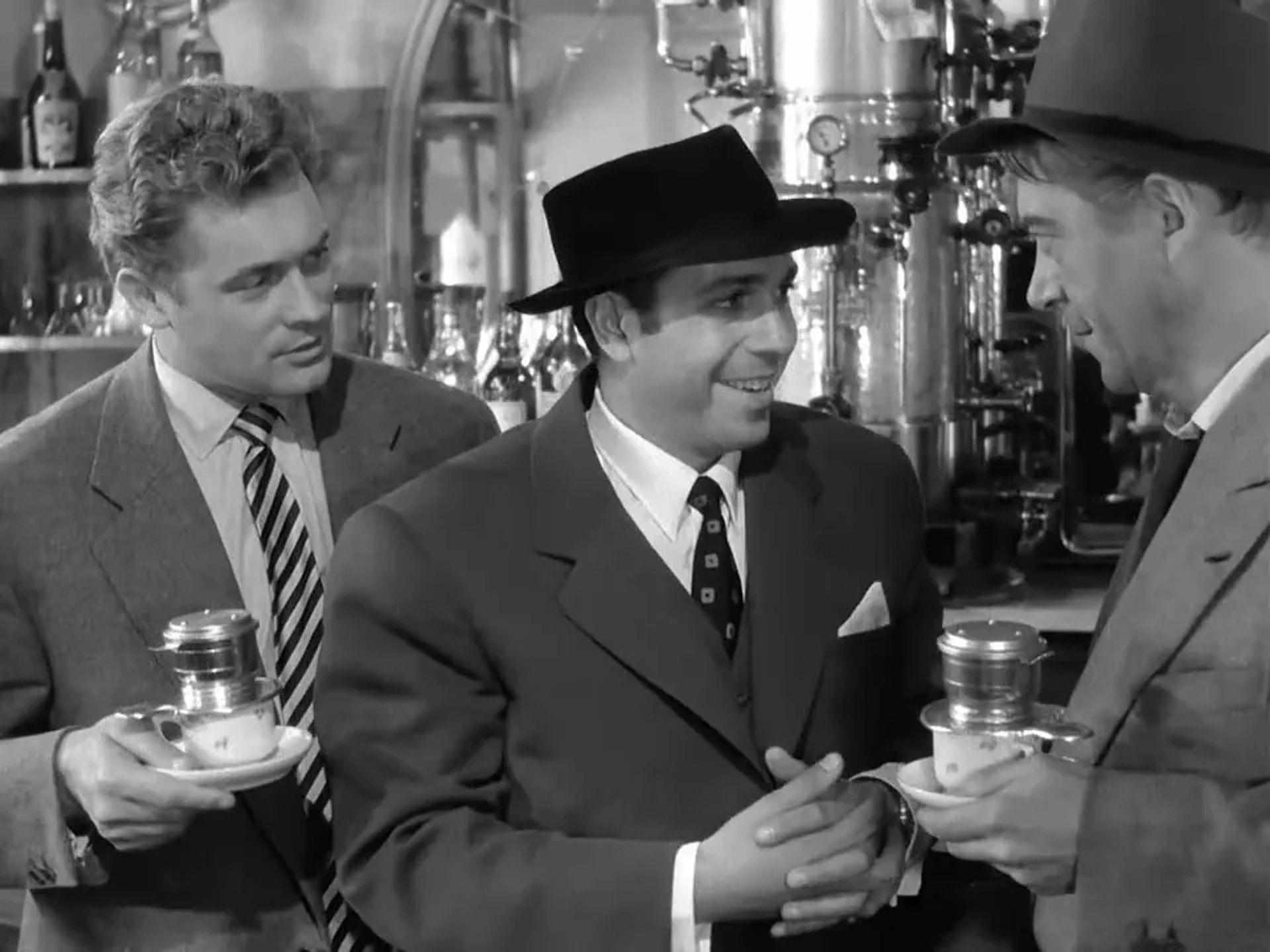 Robert Manuel, Carl Möhner, and Jean Servais in Rififi (1955)