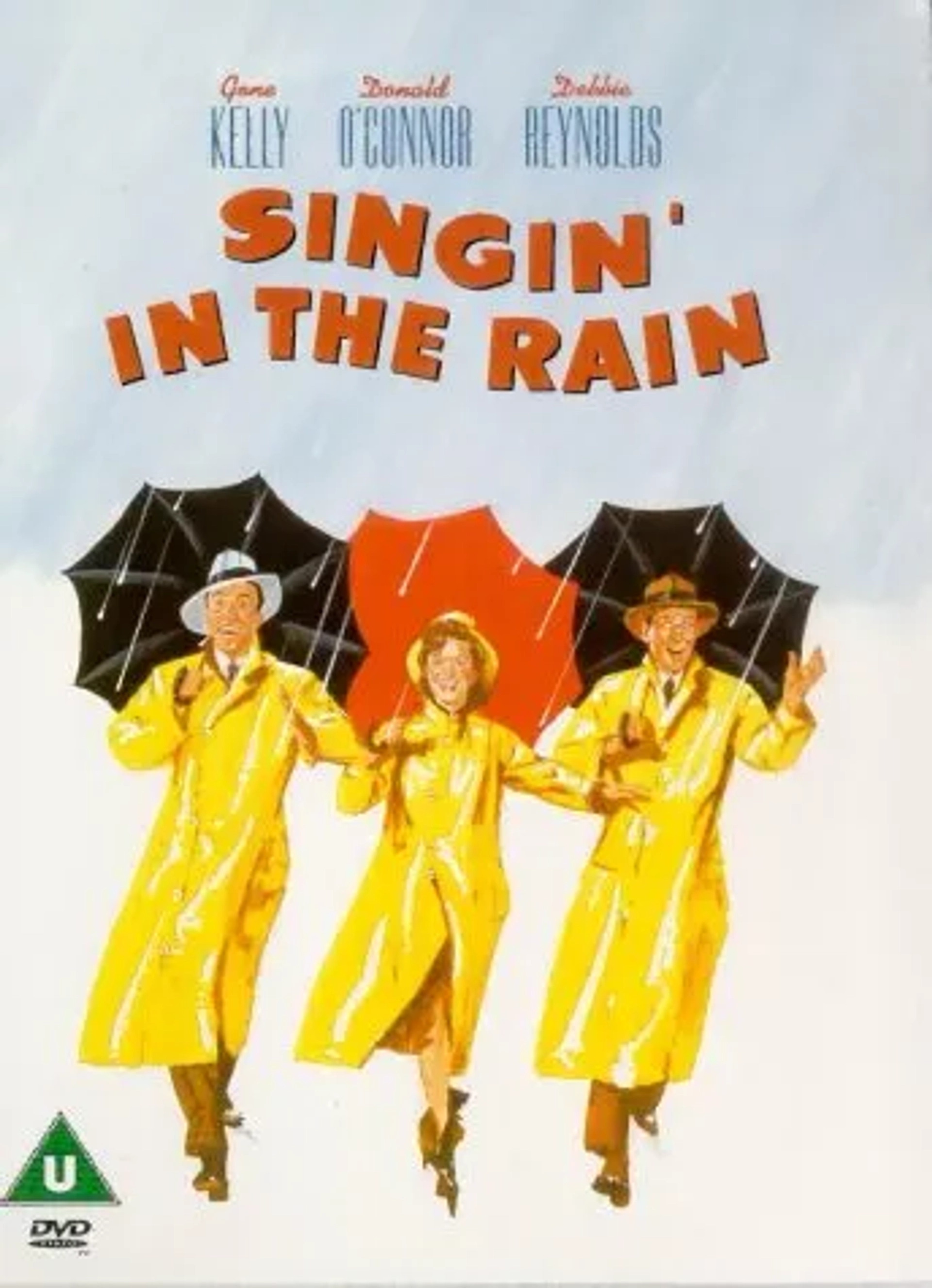 Gene Kelly, Debbie Reynolds, and Donald O'Connor in Singin' in the Rain (1952)