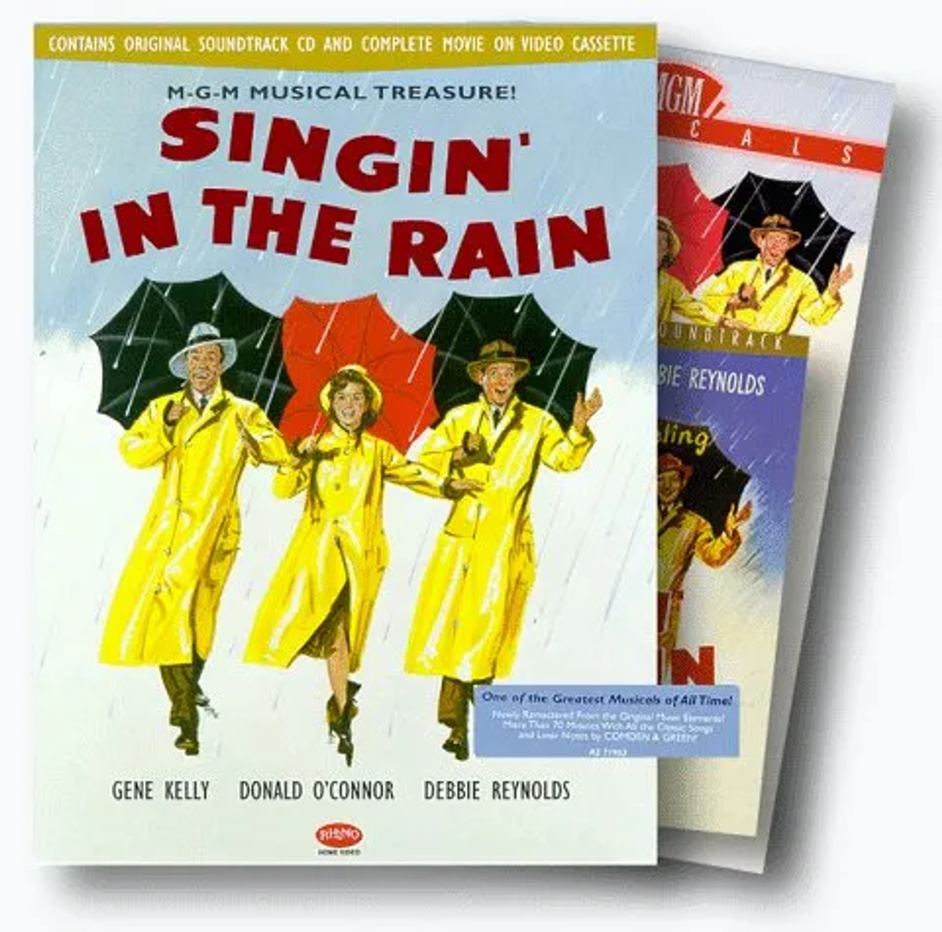 Gene Kelly, Debbie Reynolds, and Donald O'Connor in Singin' in the Rain (1952)