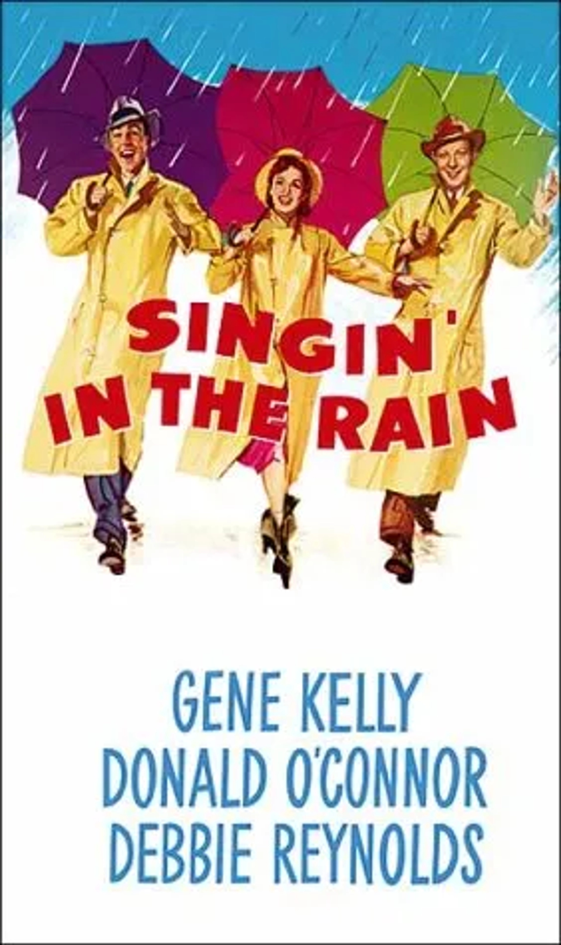 Gene Kelly, Debbie Reynolds, and Donald O'Connor in Singin' in the Rain (1952)