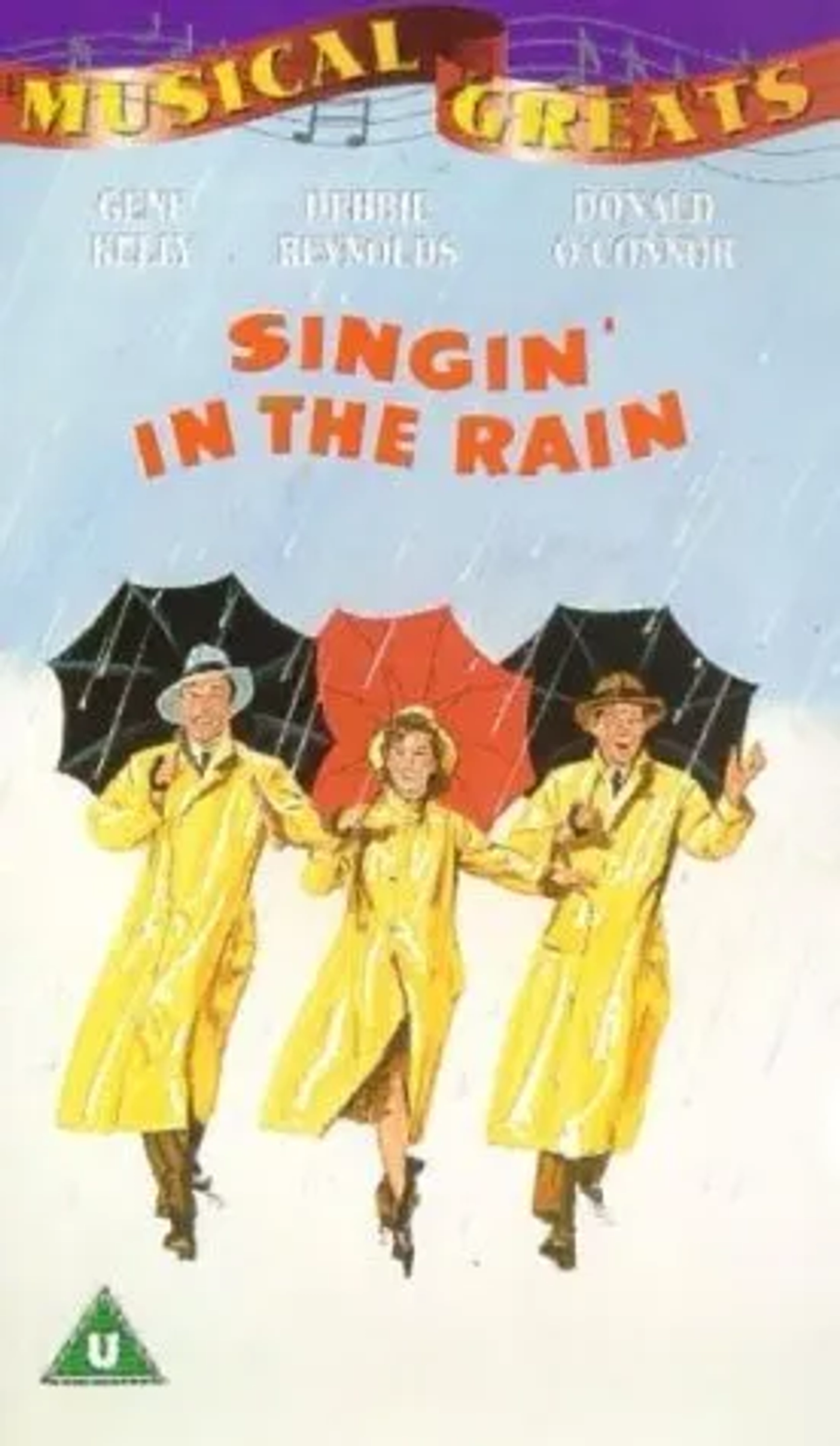 Gene Kelly, Debbie Reynolds, and Donald O'Connor in Singin' in the Rain (1952)