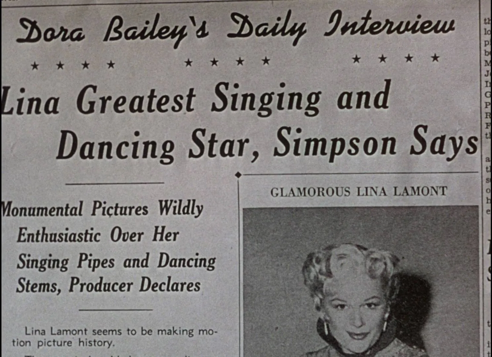 Jean Hagen in Singin' in the Rain (1952)