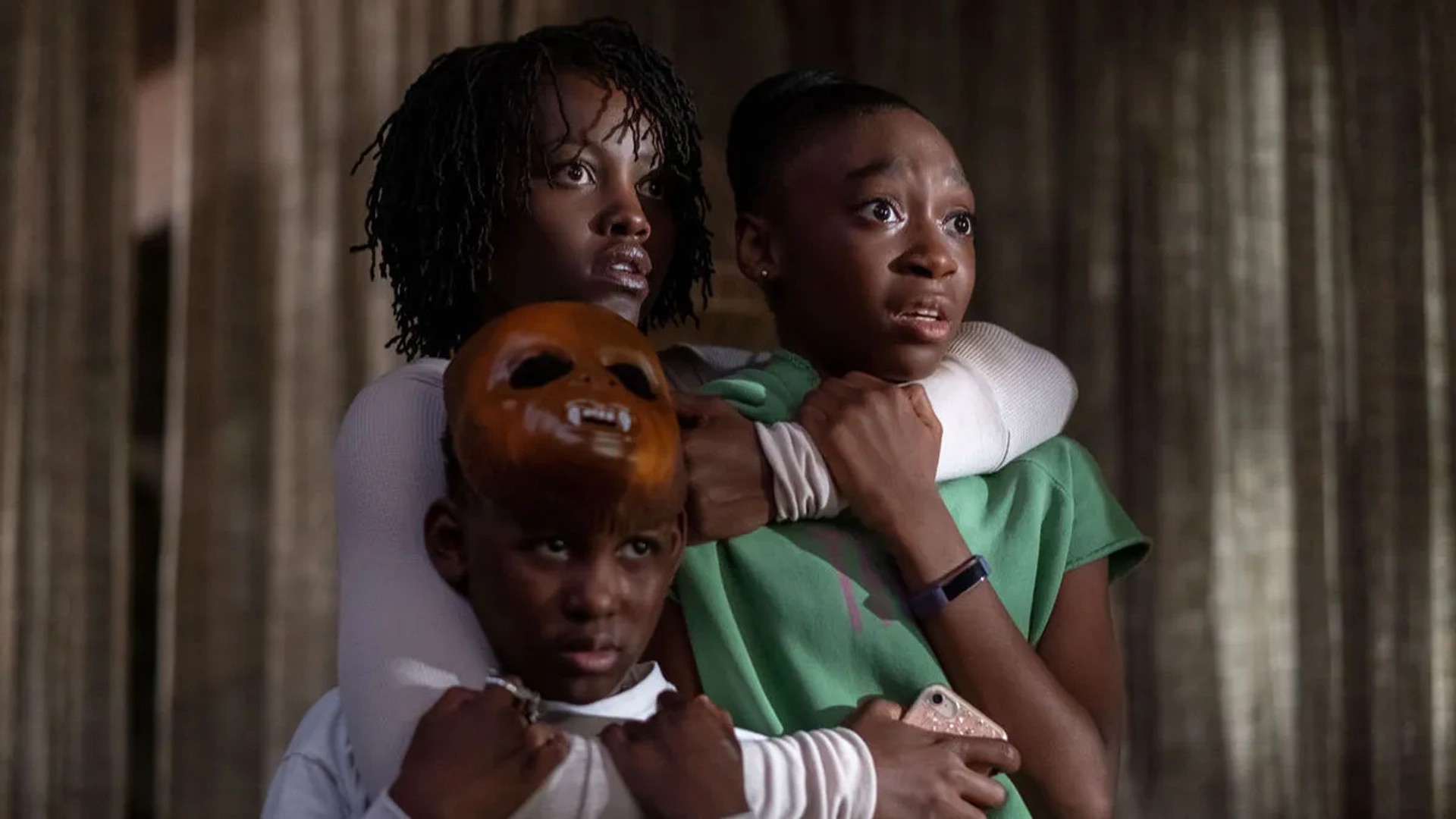 Lupita Nyong'o, Evan Alex, and Shahadi Wright Joseph in Us (2019)