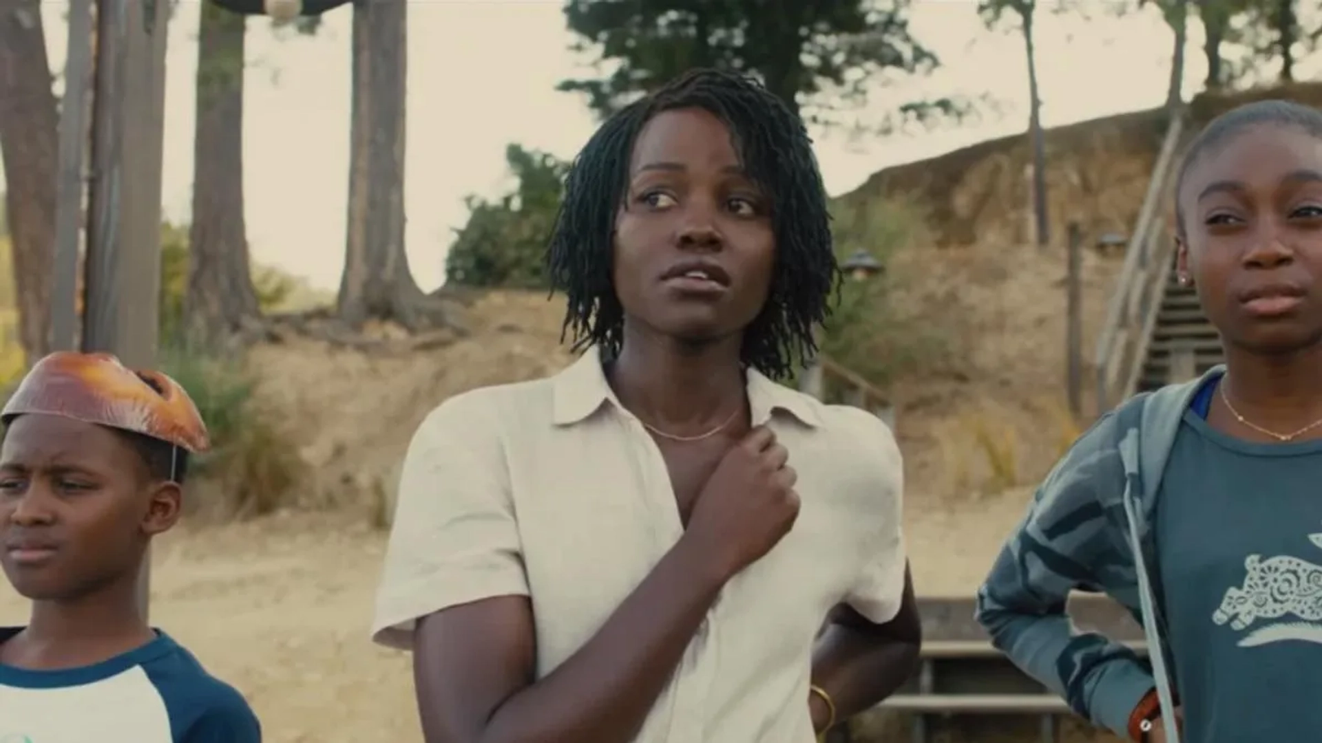 Lupita Nyong'o, Evan Alex, and Shahadi Wright Joseph in Us (2019)