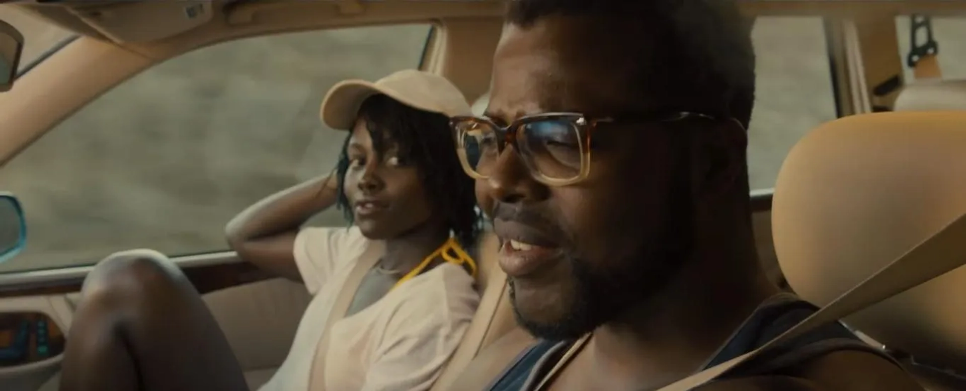 Lupita Nyong'o and Winston Duke in Us (2019)