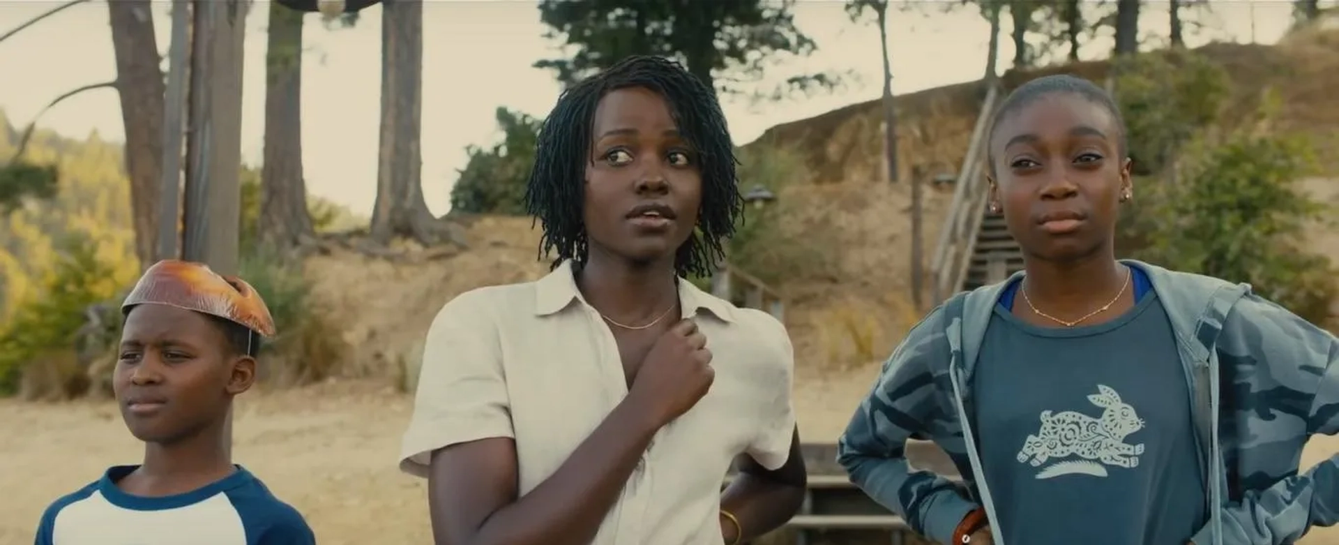 Lupita Nyong'o, Evan Alex, and Shahadi Wright Joseph in Us (2019)