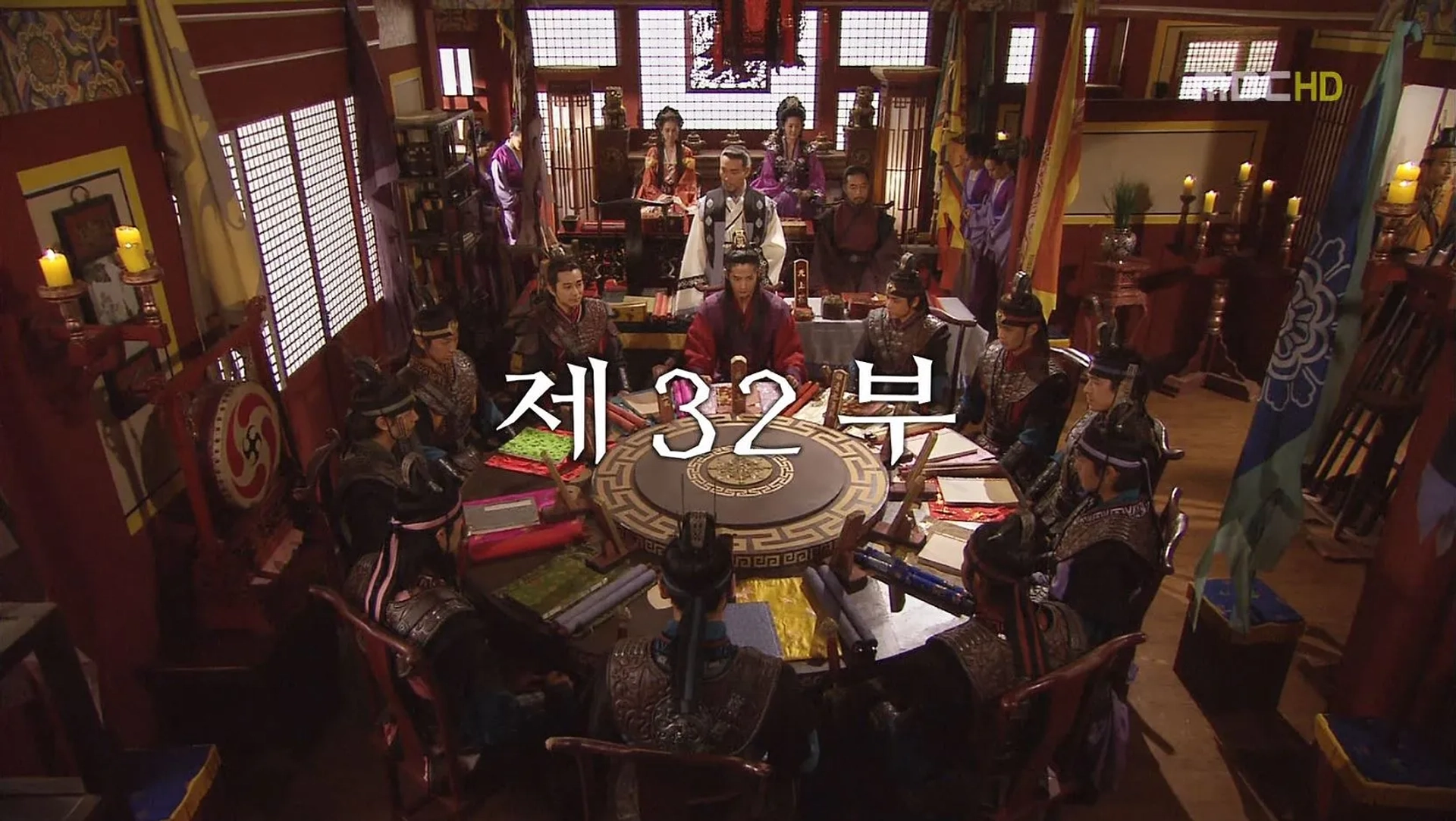 Young Jae Dok-Go, Kyoung-In Hong, Kim Jung-hyun, Yo-won Lee, Ahn Kil-kang, Jeong Woong-in, Dong-won Seo, Tae-woong Eom, Jeong Ho-bin, Hyun-Jung Go, Gyo-jin In, No-min Jeon, and Ji Hoo Kang in The Great Queen Seondeok (2009)